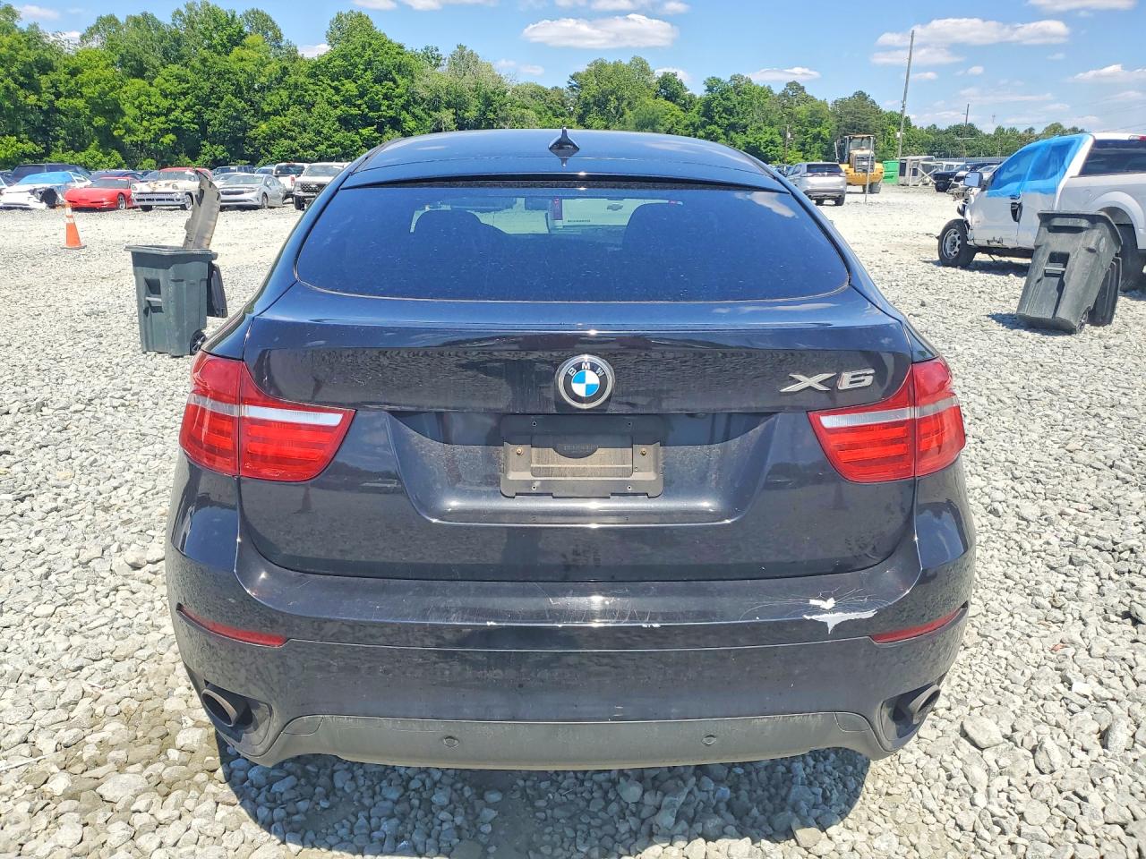 2014 Bmw X6 Xdrive35i Black vin: 5UXFG2C55E0C45507