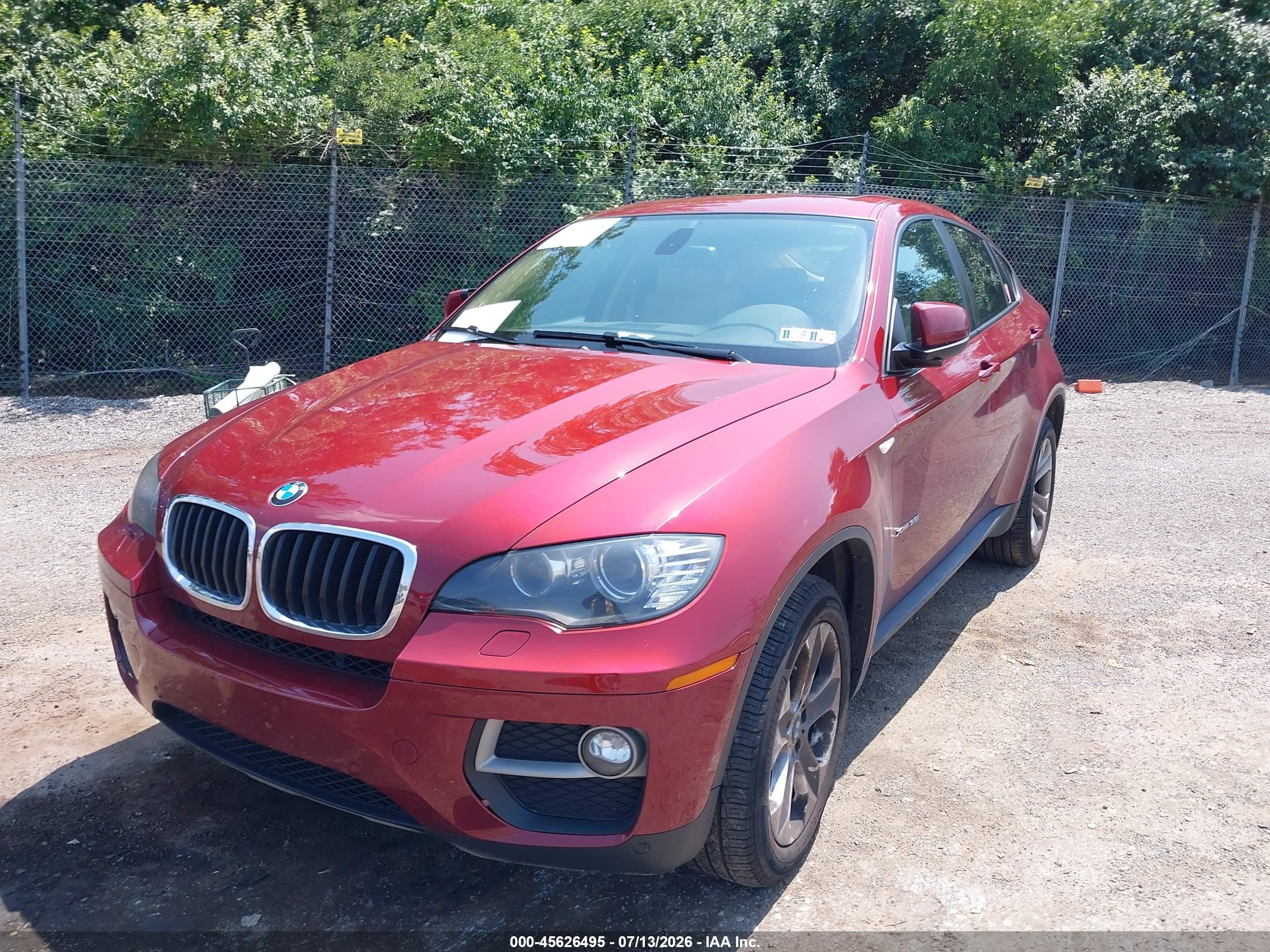2014 Bmw X6 Xdrive35i Maroon vin: 5UXFG2C55E0C45782