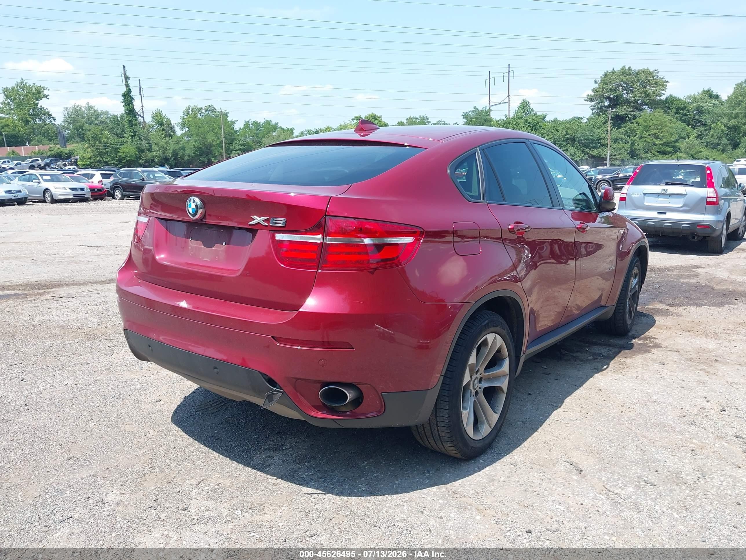 2014 Bmw X6 Xdrive35i Maroon vin: 5UXFG2C55E0C45782