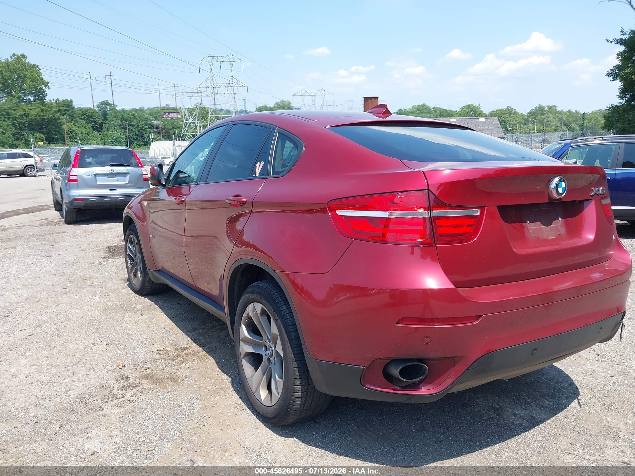 2014 Bmw X6 Xdrive35i Maroon vin: 5UXFG2C55E0C45782