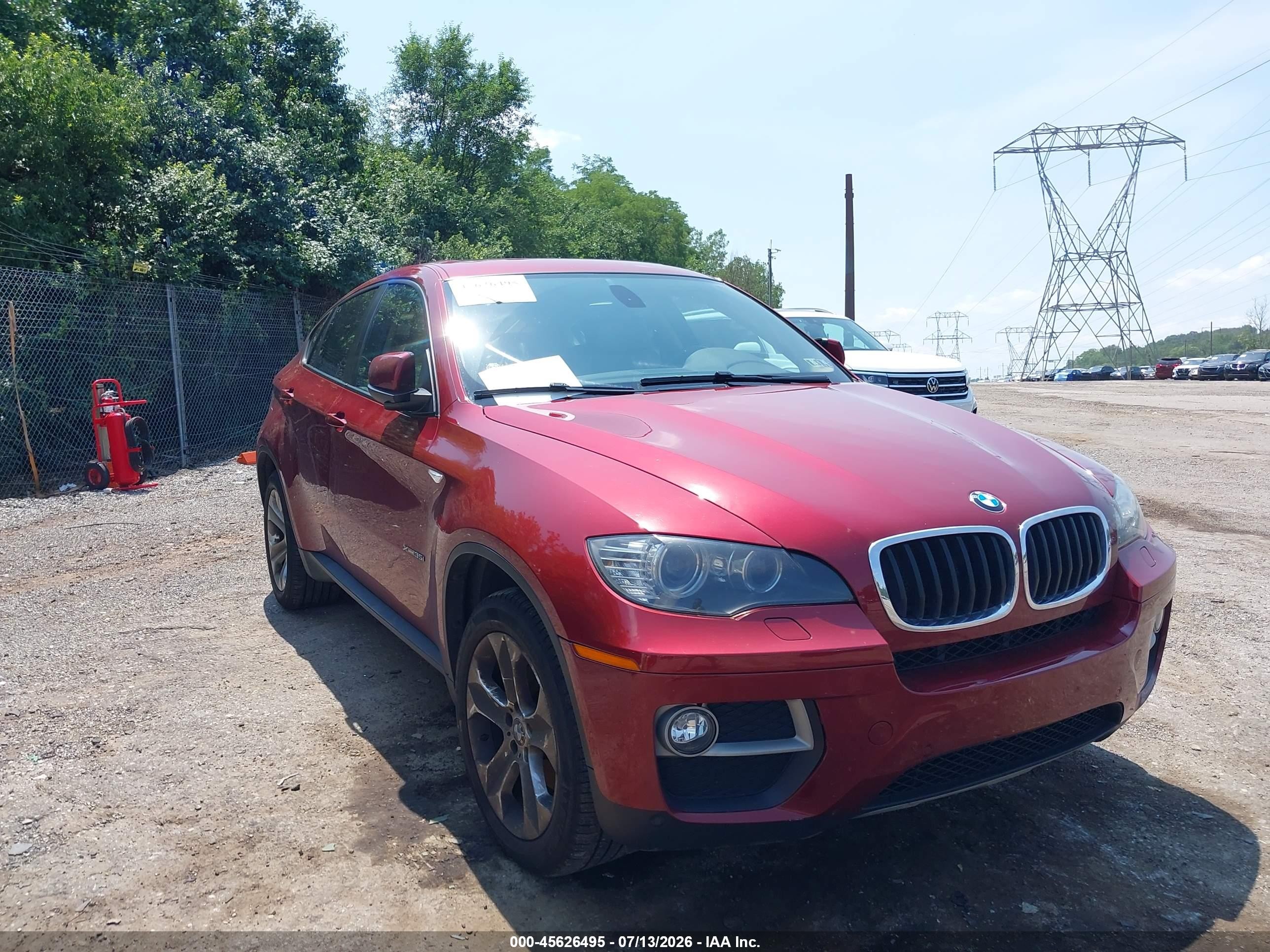 2014 Bmw X6 Xdrive35i Maroon vin: 5UXFG2C55E0C45782