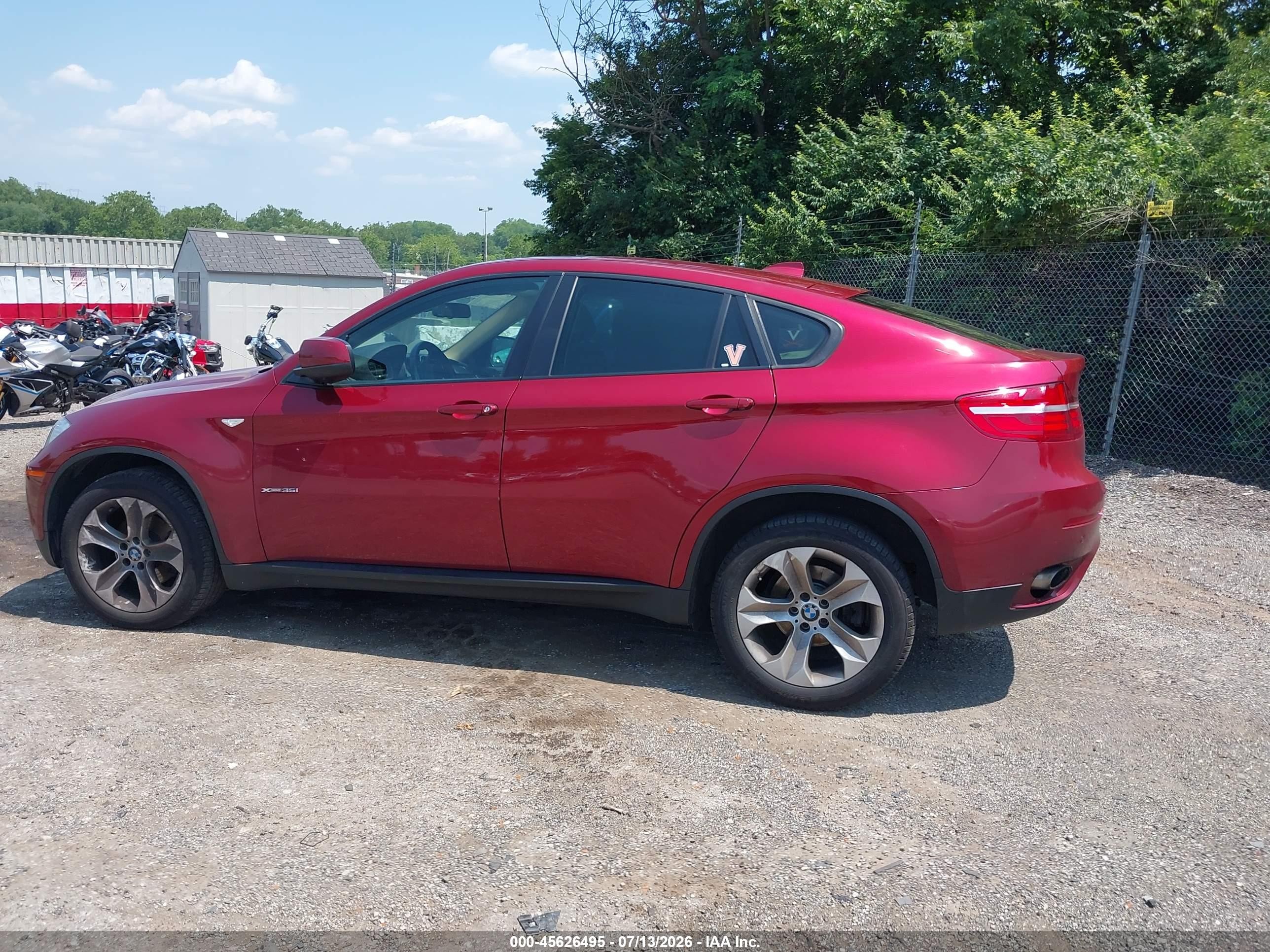 2014 Bmw X6 Xdrive35i Maroon vin: 5UXFG2C55E0C45782