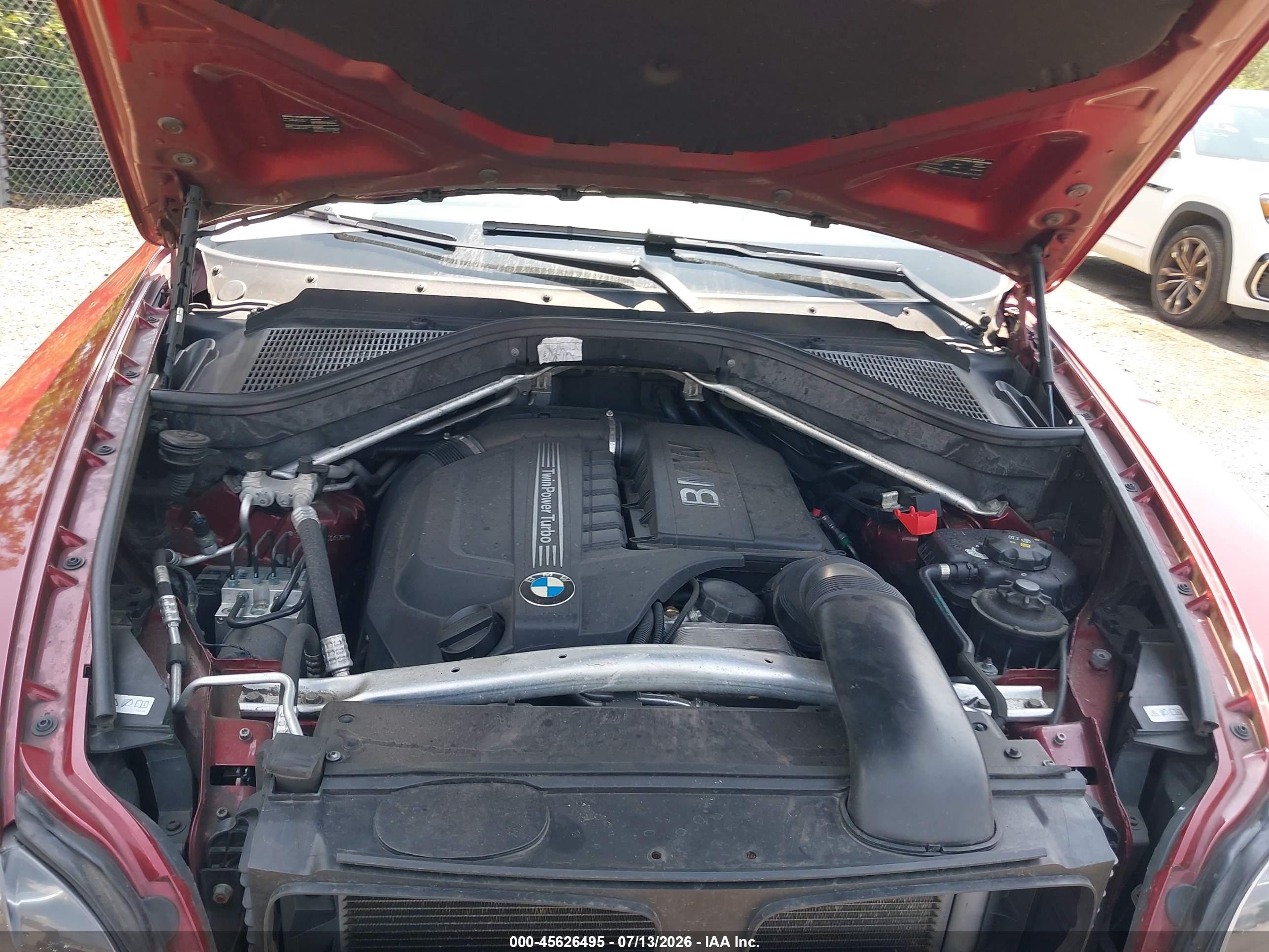 2014 Bmw X6 Xdrive35i Maroon vin: 5UXFG2C55E0C45782