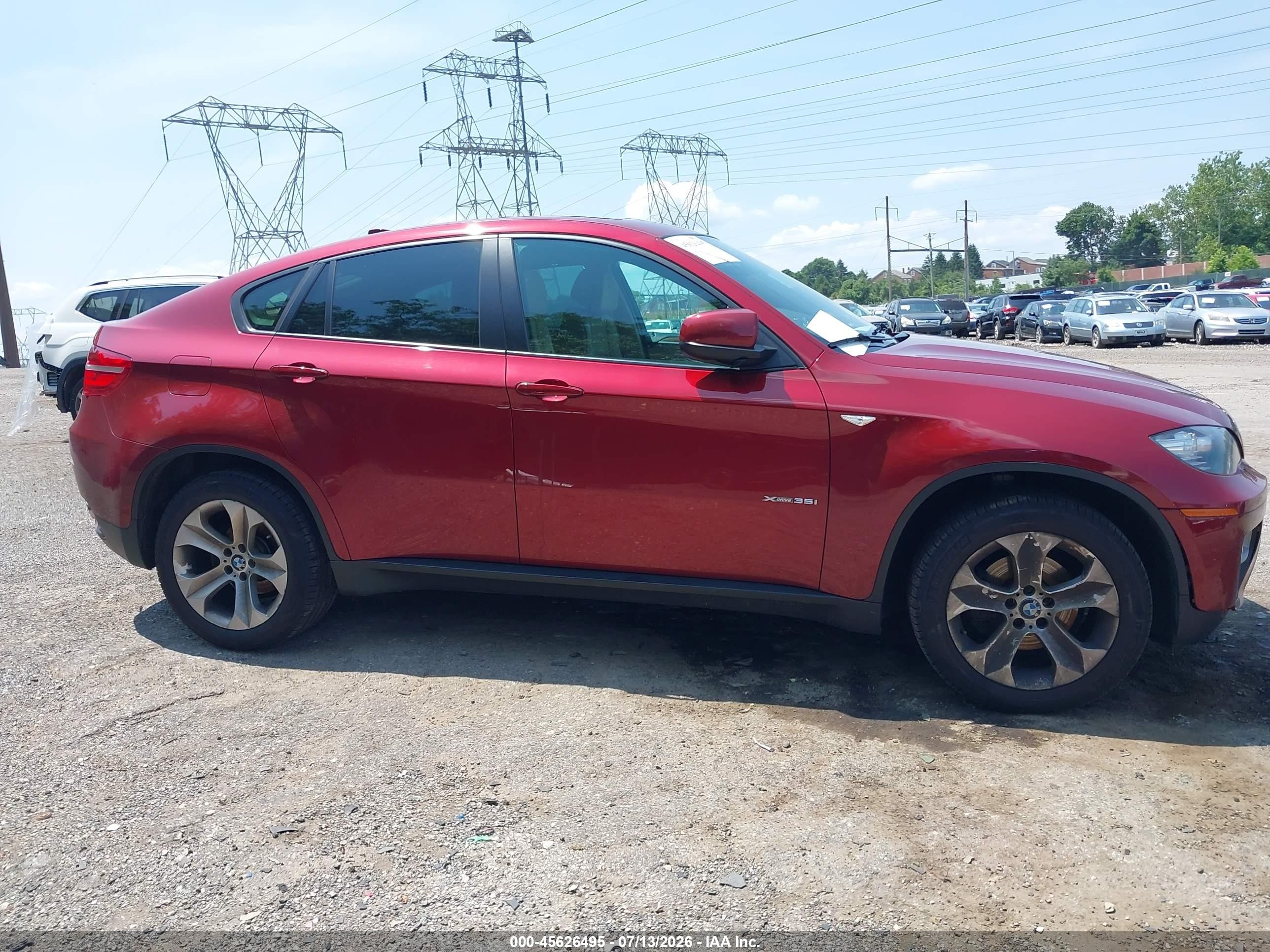 2014 Bmw X6 Xdrive35i Maroon vin: 5UXFG2C55E0C45782