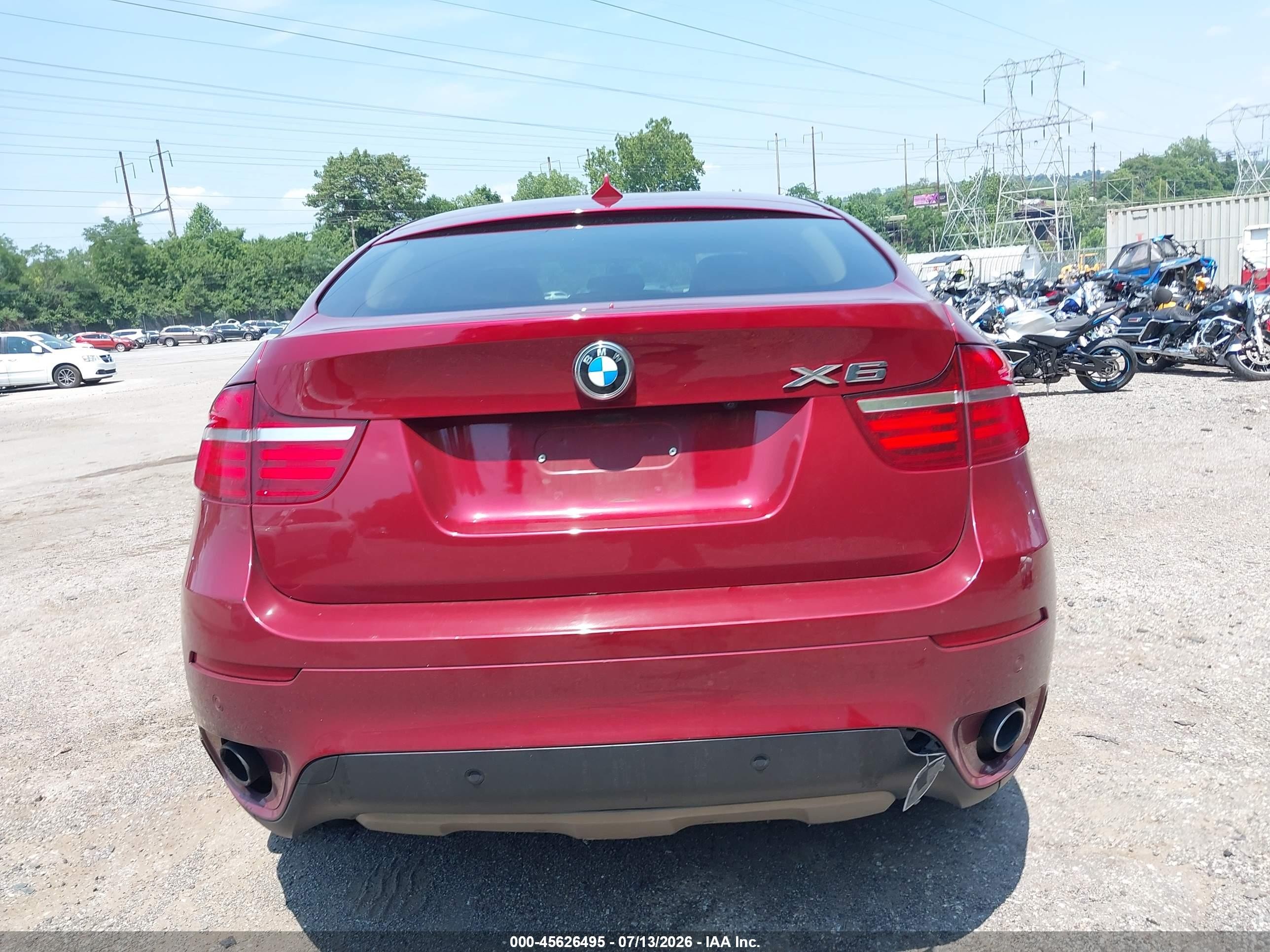 2014 Bmw X6 Xdrive35i Maroon vin: 5UXFG2C55E0C45782
