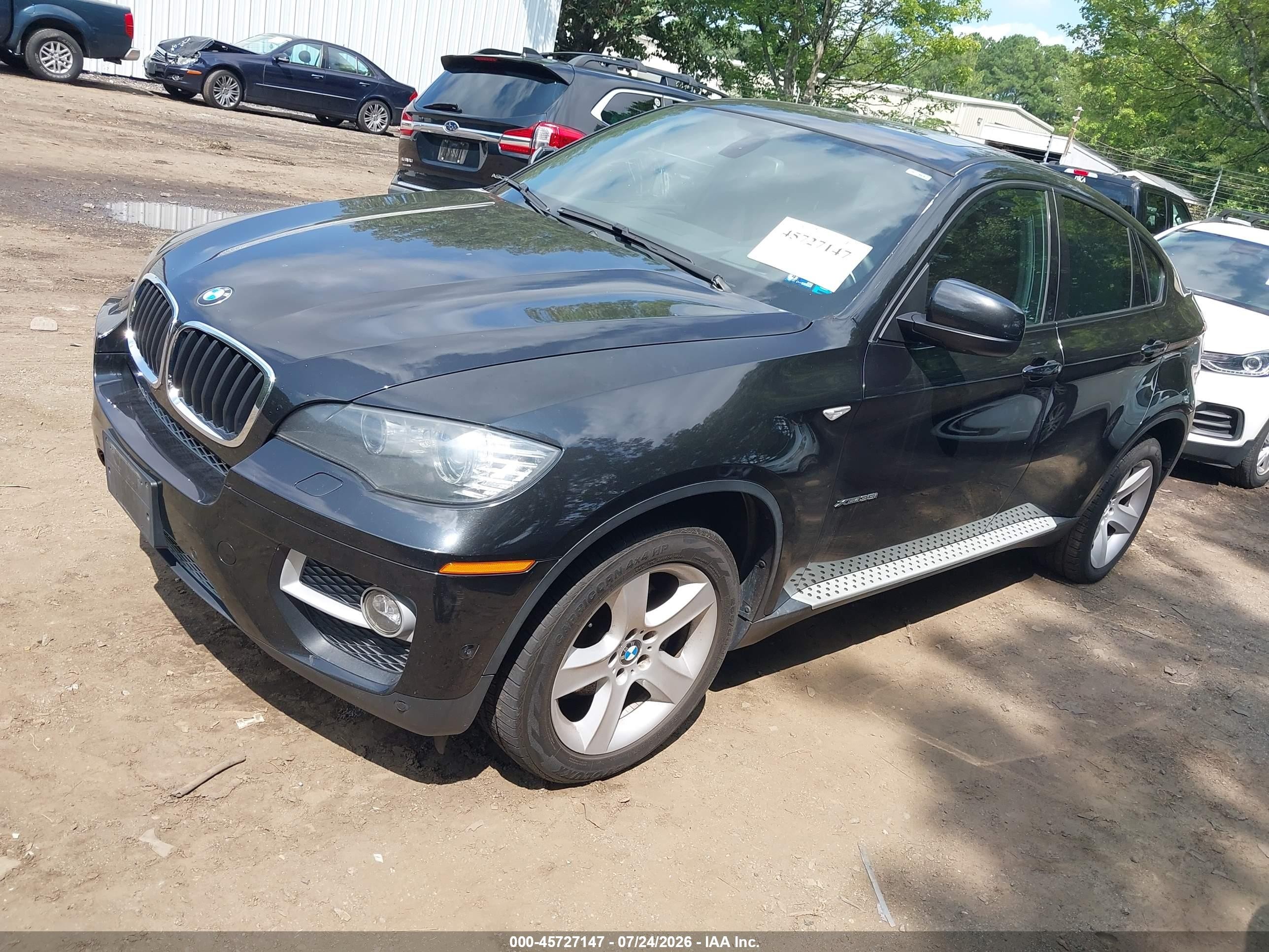 2014 Bmw X6 Xdrive35i Black vin: 5UXFG2C55E0H10562
