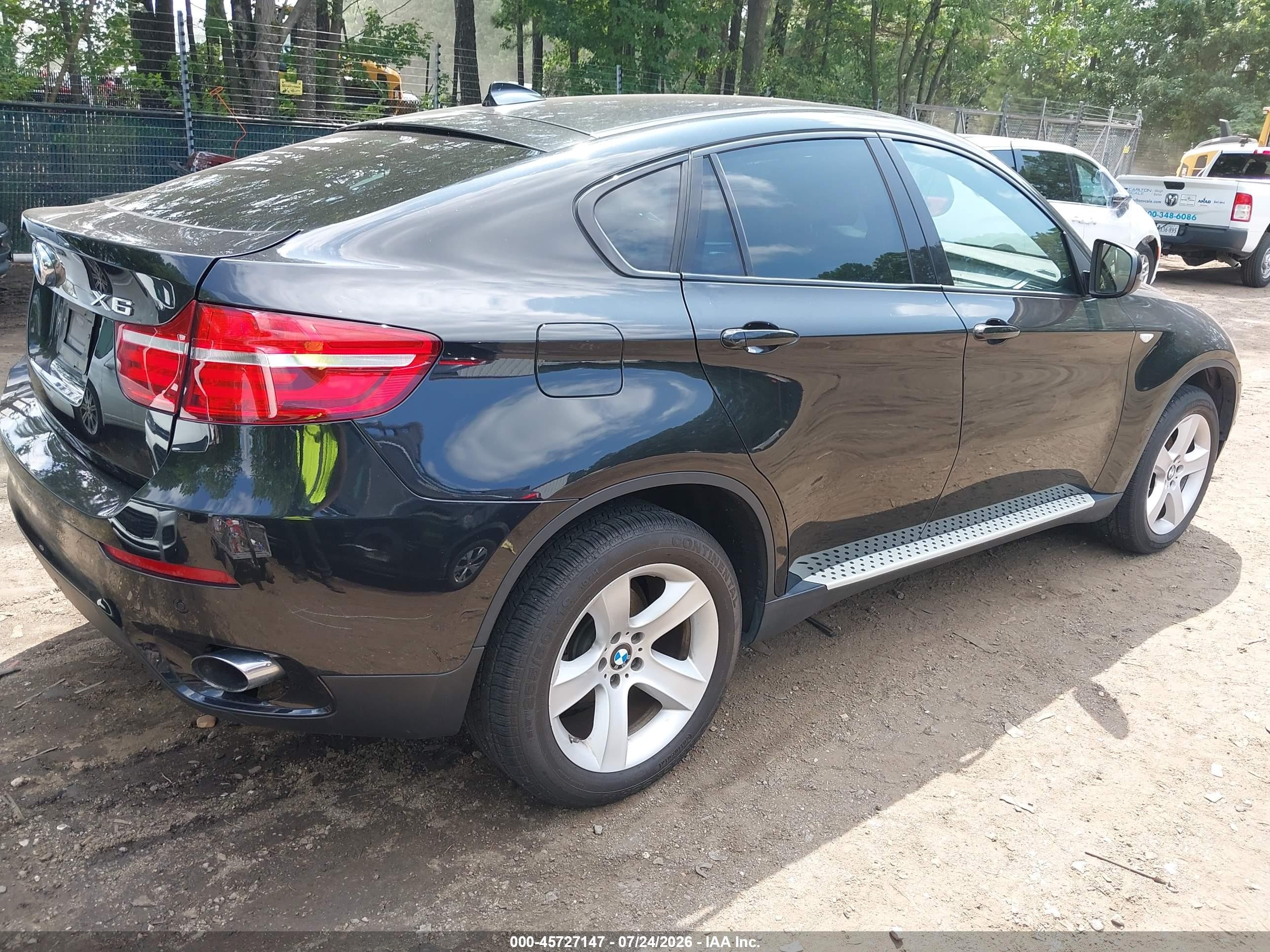 2014 Bmw X6 Xdrive35i Black vin: 5UXFG2C55E0H10562