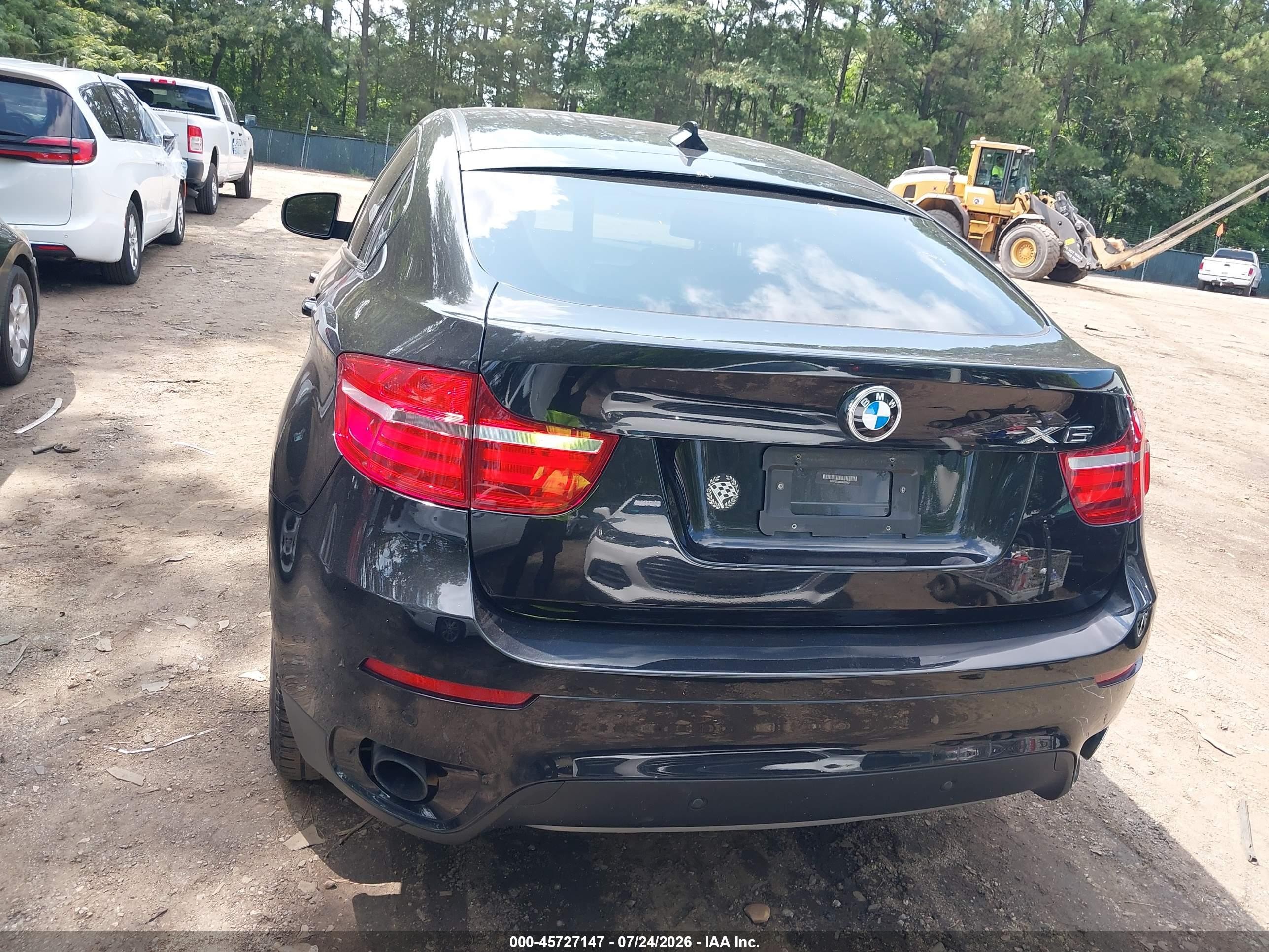 2014 Bmw X6 Xdrive35i Black vin: 5UXFG2C55E0H10562