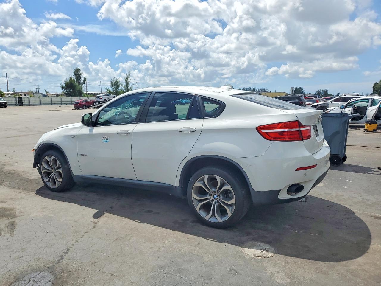 2014 Bmw X6 Xdrive35i Белый vin: 5UXFG2C55E0K41647