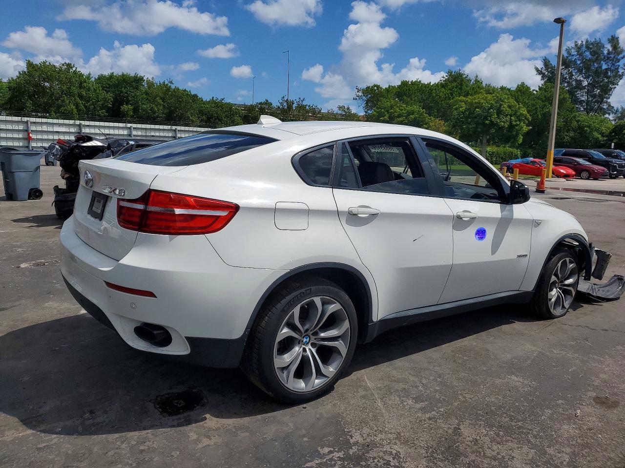 2014 Bmw X6 Xdrive35i Белый vin: 5UXFG2C55E0K41647