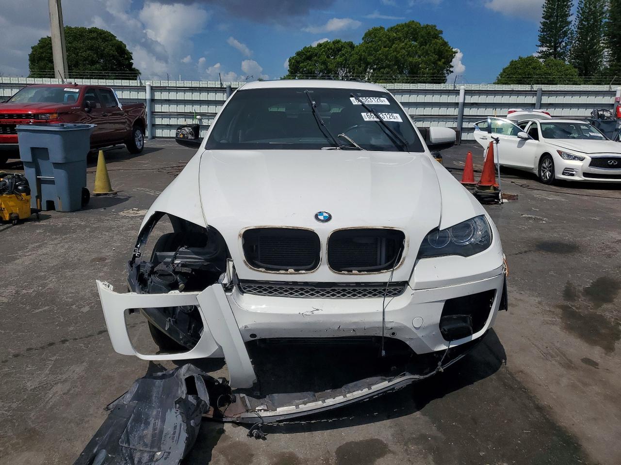 2014 Bmw X6 Xdrive35i Белый vin: 5UXFG2C55E0K41647