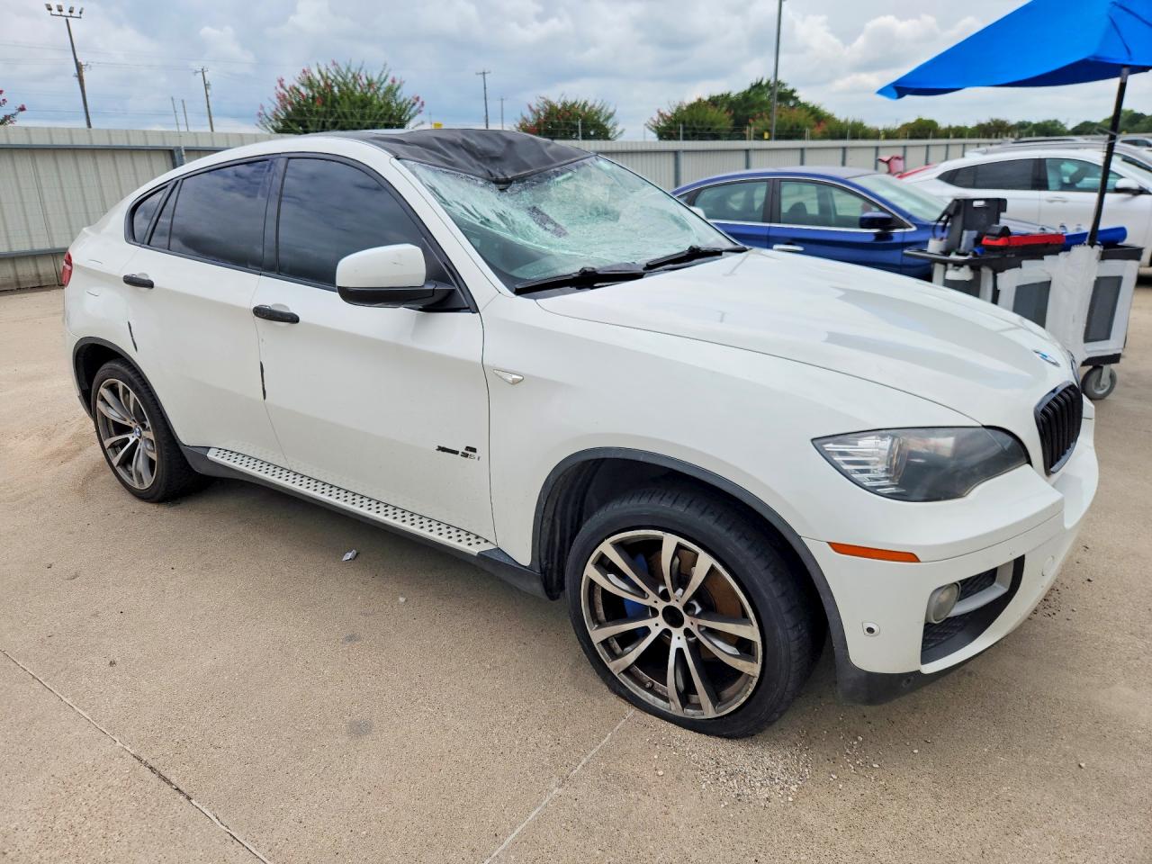 2014 Bmw X6 Xdrive35i White vin: 5UXFG2C55E0K41762