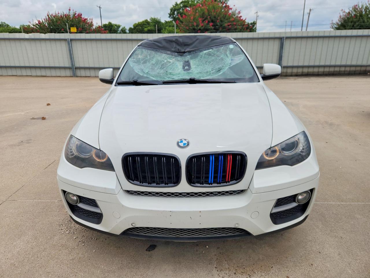 2014 Bmw X6 Xdrive35i White vin: 5UXFG2C55E0K41762