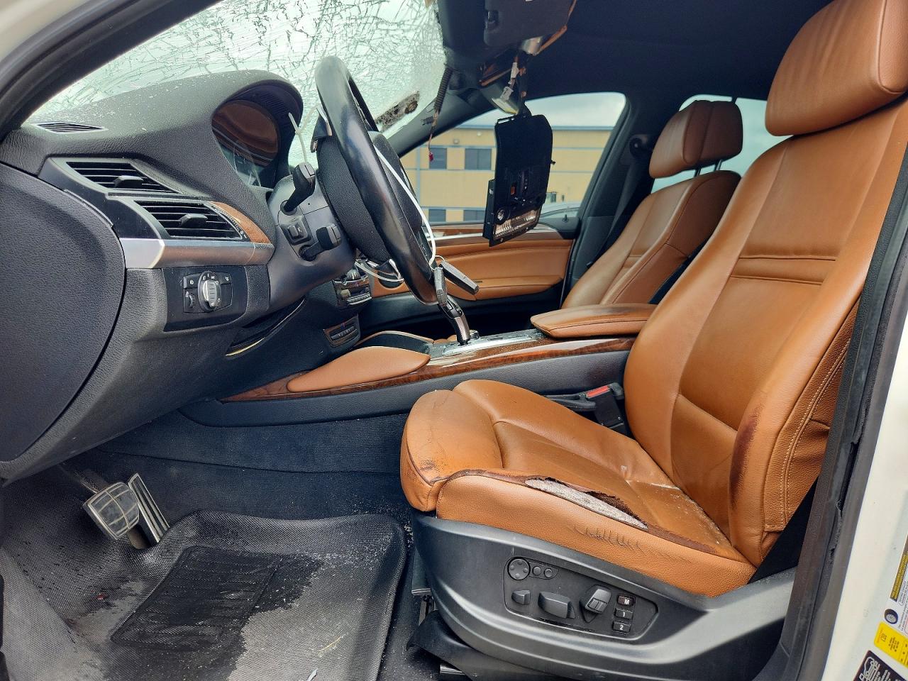 2014 Bmw X6 Xdrive35i White vin: 5UXFG2C55E0K41762