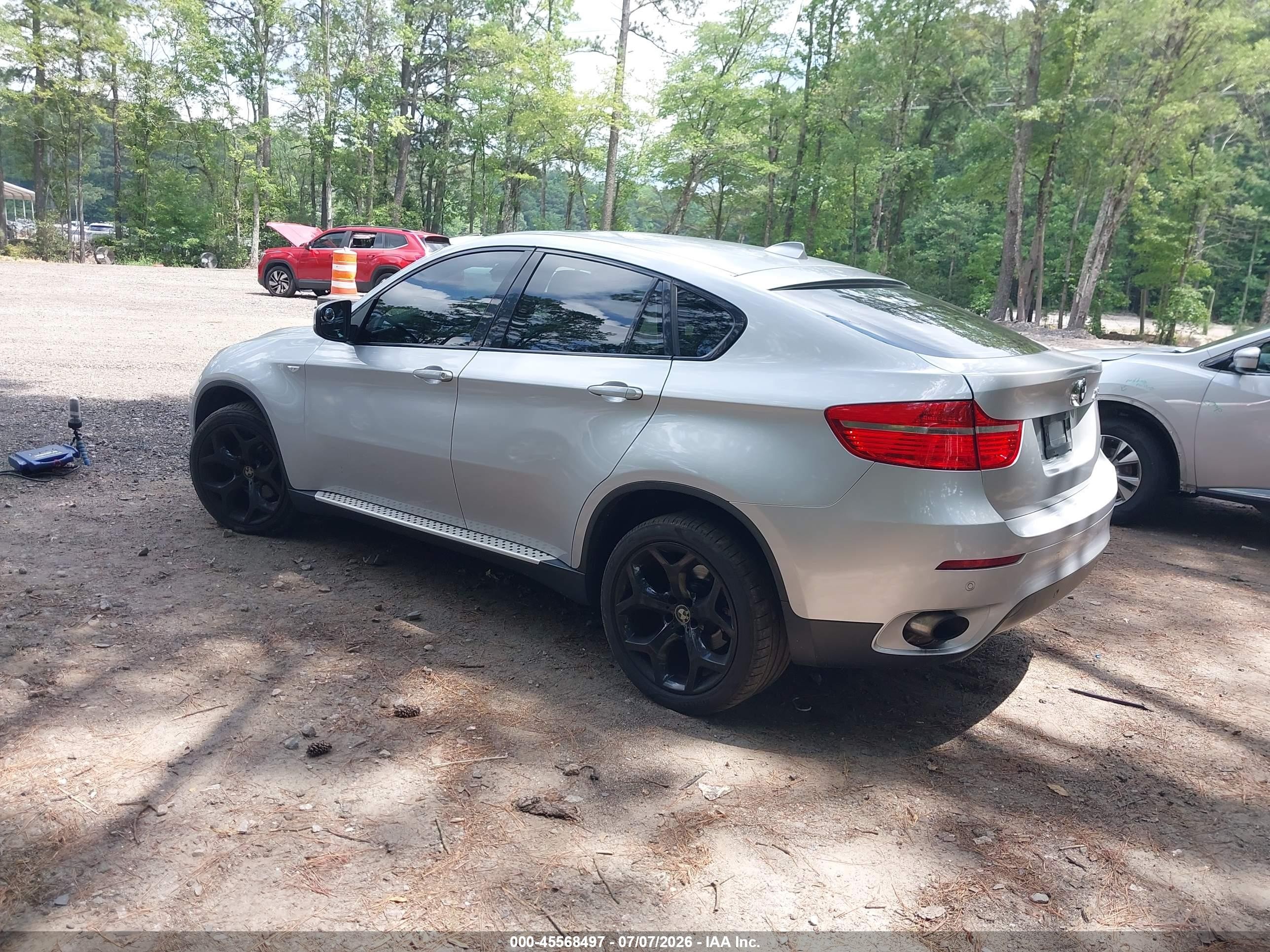 2011 Bmw X6 Xdrive35i Серебряный vin: 5UXFG2C56BLX07306