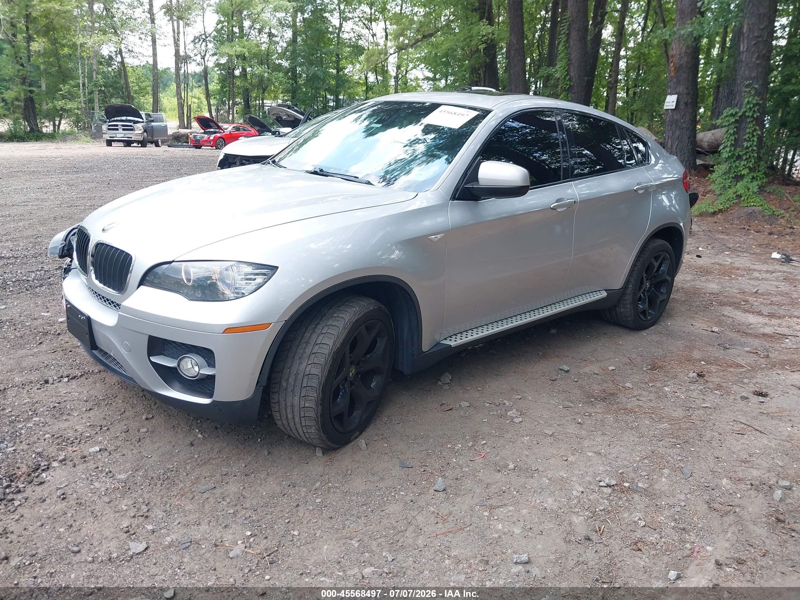 2011 Bmw X6 Xdrive35i Серебряный vin: 5UXFG2C56BLX07306