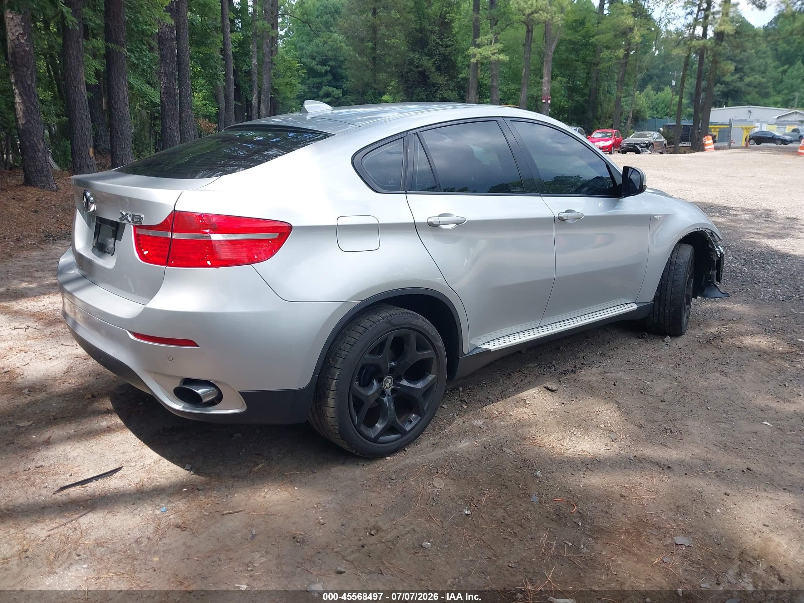 2011 Bmw X6 Xdrive35i Серебряный vin: 5UXFG2C56BLX07306