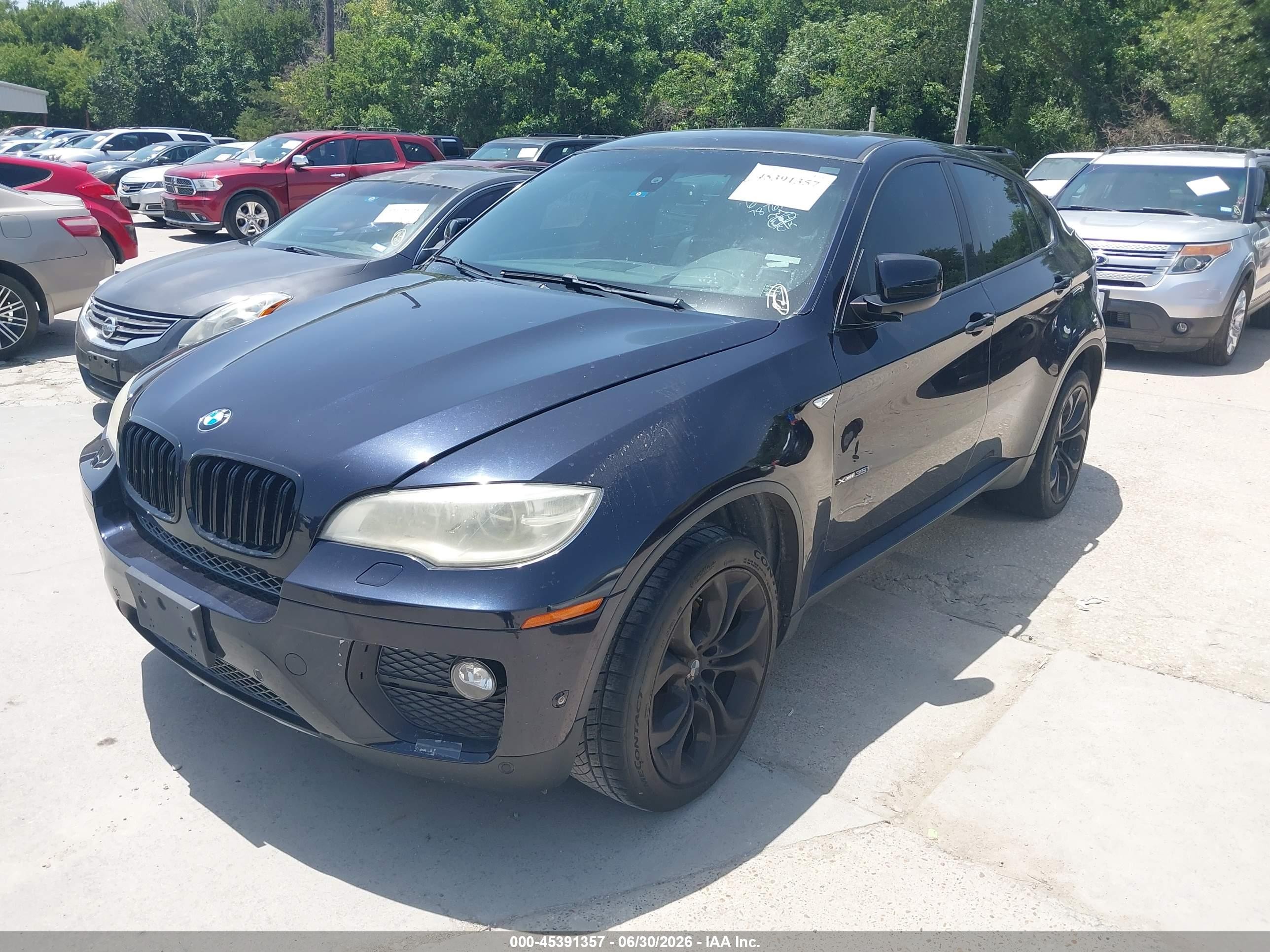 2013 Bmw X6 Xdrive35i Синий vin: 5UXFG2C56DL787676