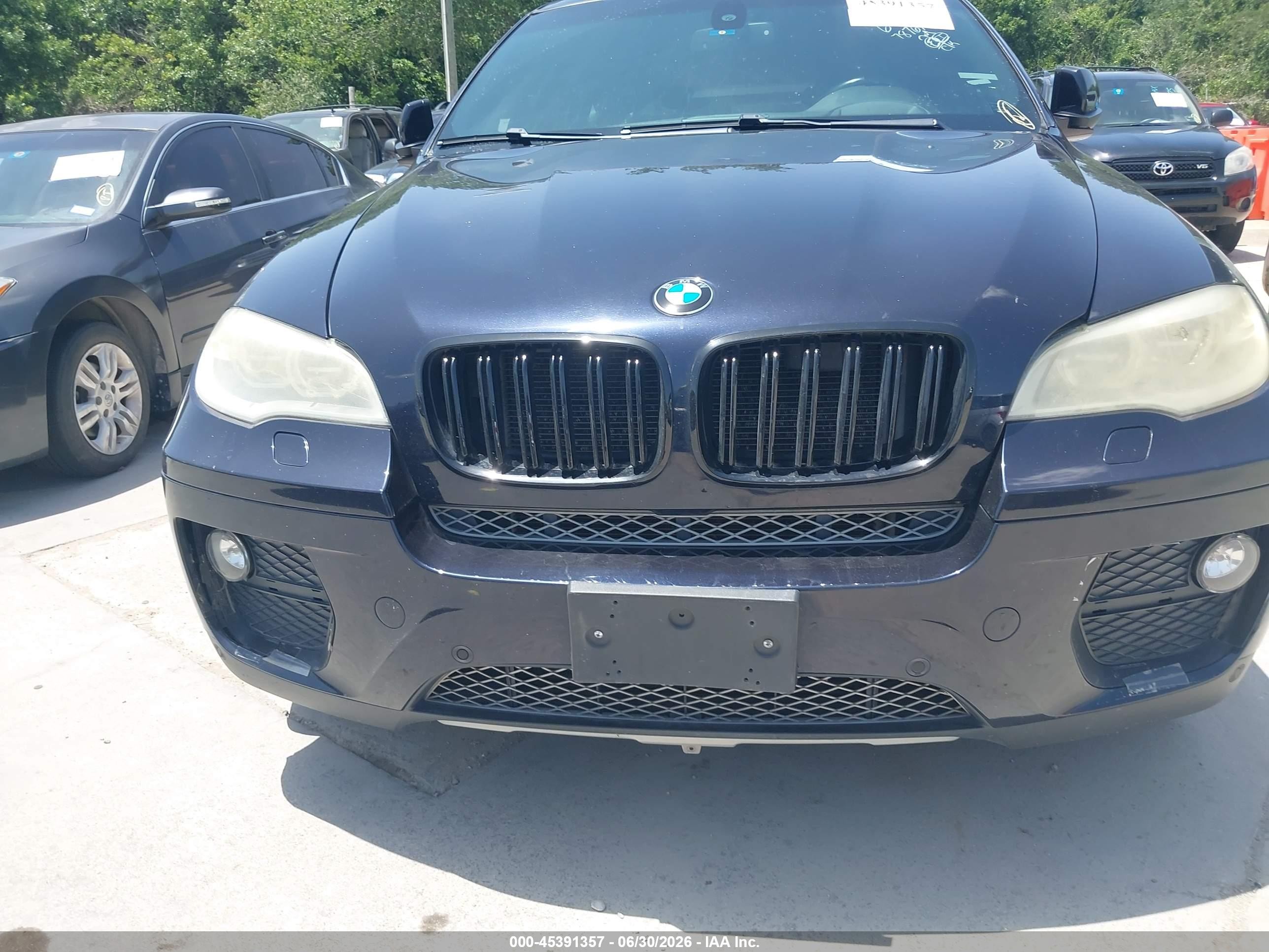 2013 Bmw X6 Xdrive35i Синий vin: 5UXFG2C56DL787676