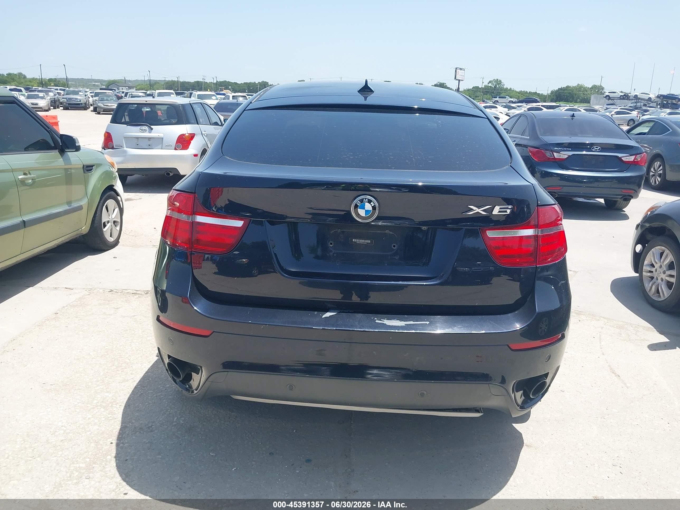 2013 Bmw X6 Xdrive35i Синий vin: 5UXFG2C56DL787676