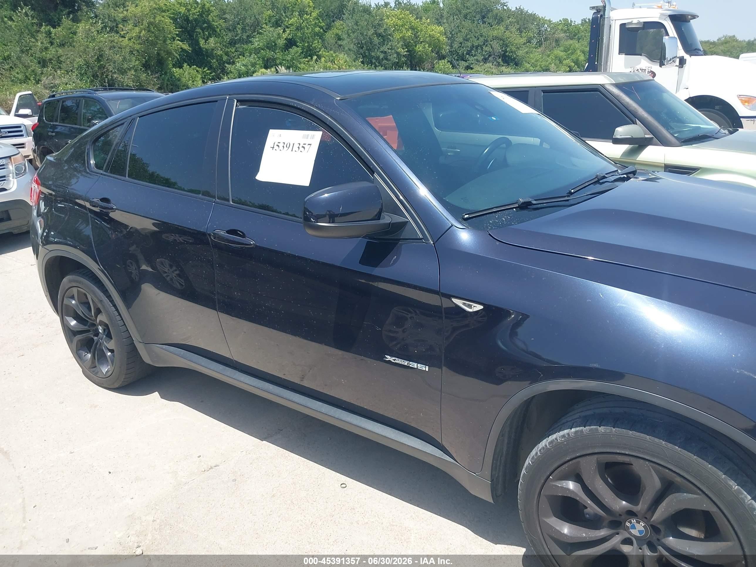 2013 Bmw X6 Xdrive35i Синий vin: 5UXFG2C56DL787676