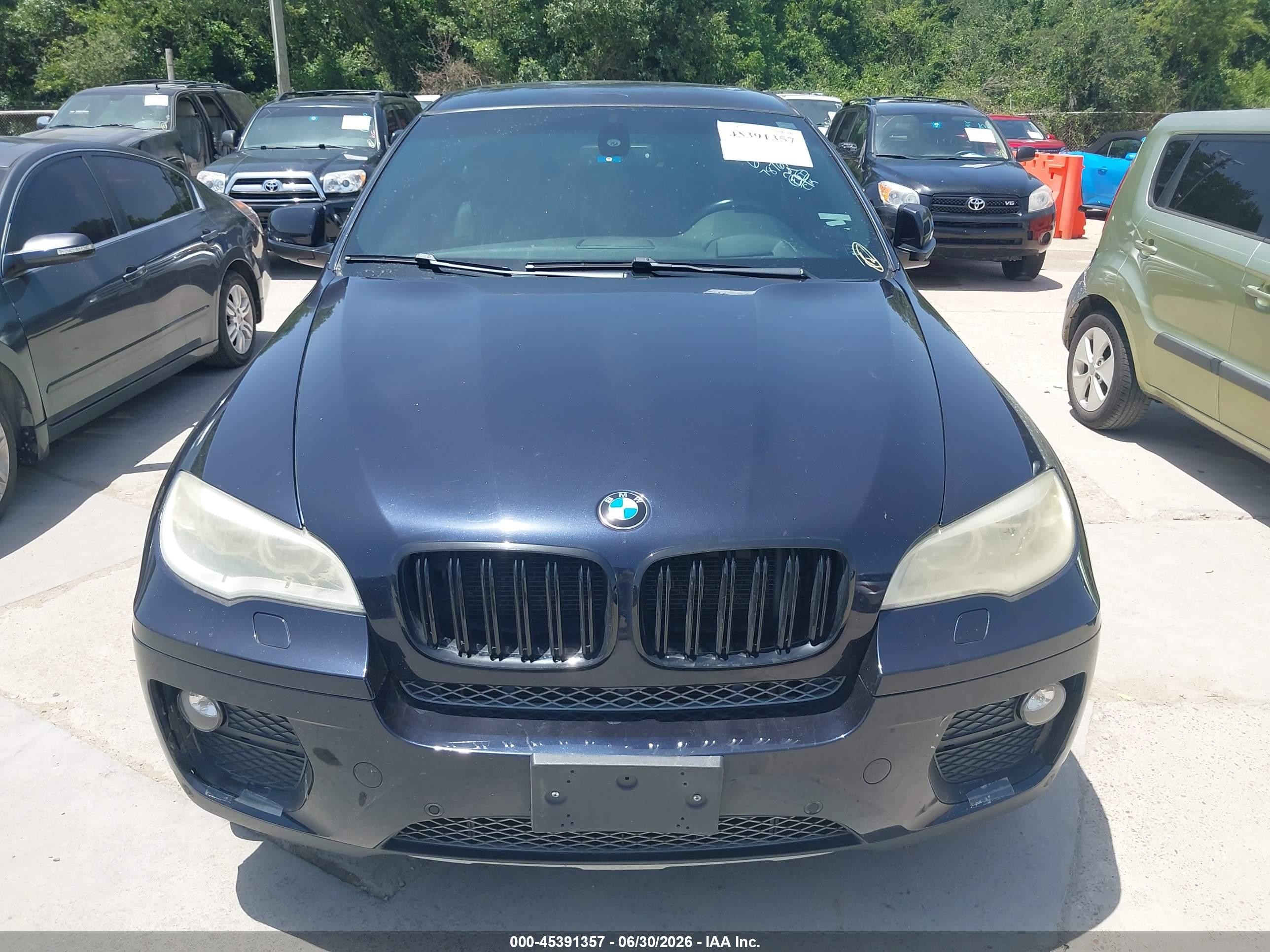2013 Bmw X6 Xdrive35i Синий vin: 5UXFG2C56DL787676