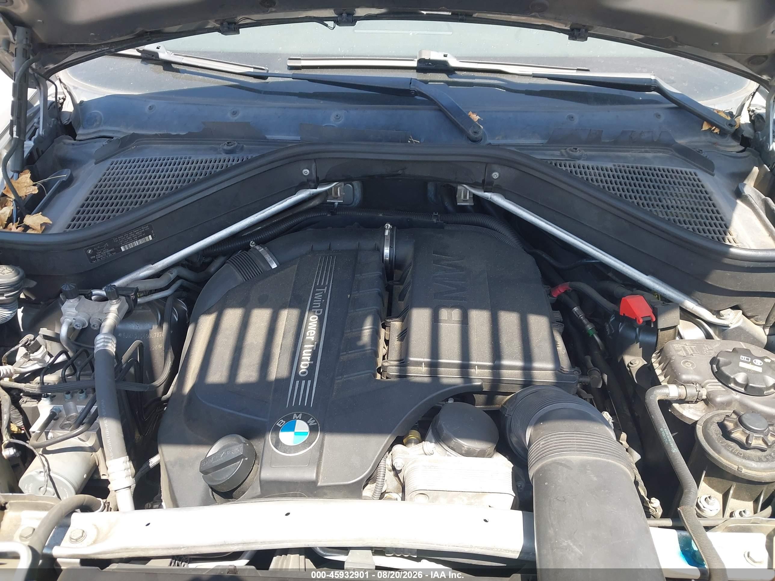 2013 Bmw X6 Xdrive35i Gray vin: 5UXFG2C56DL787869