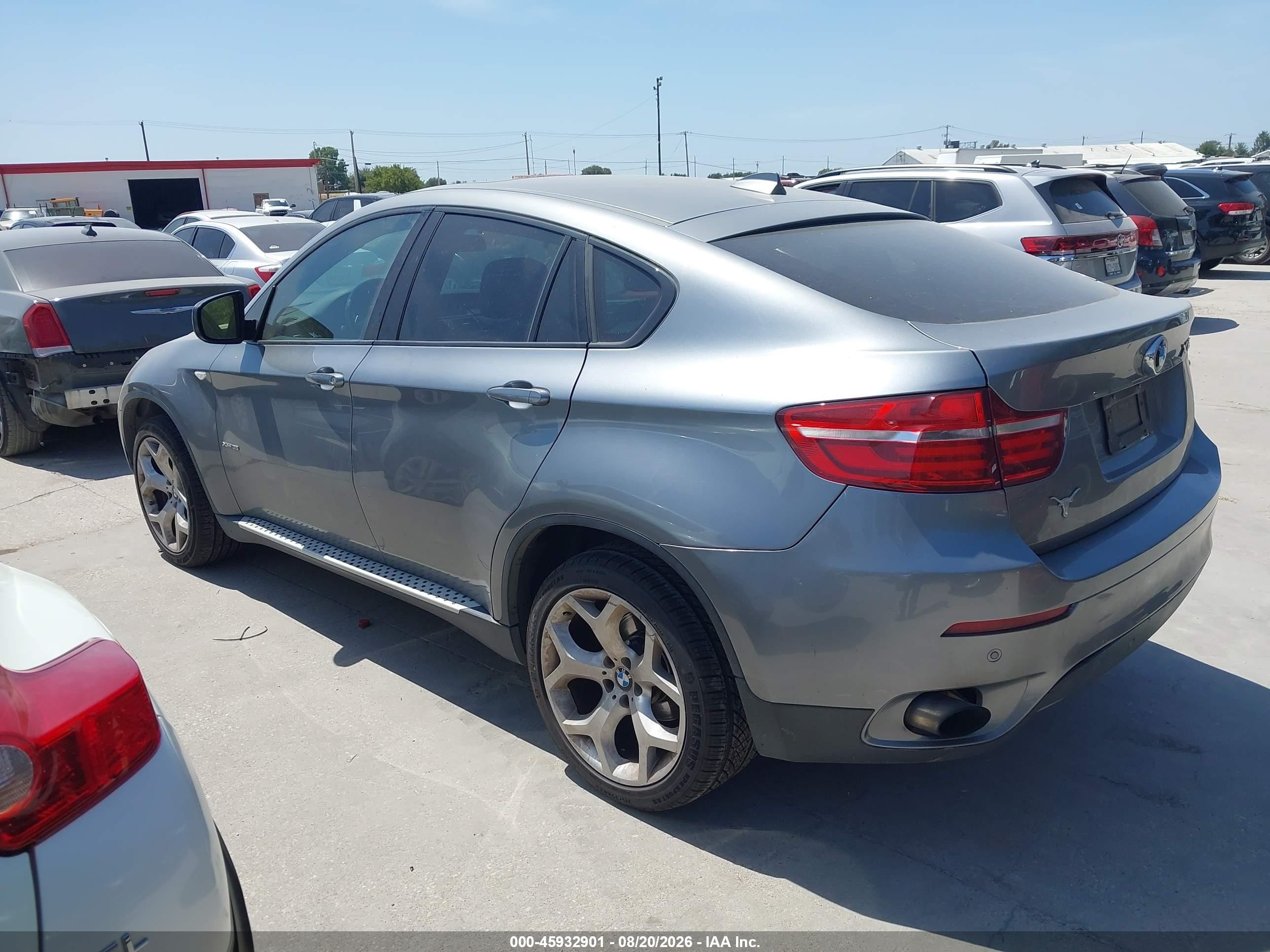 2013 Bmw X6 Xdrive35i Gray vin: 5UXFG2C56DL787869