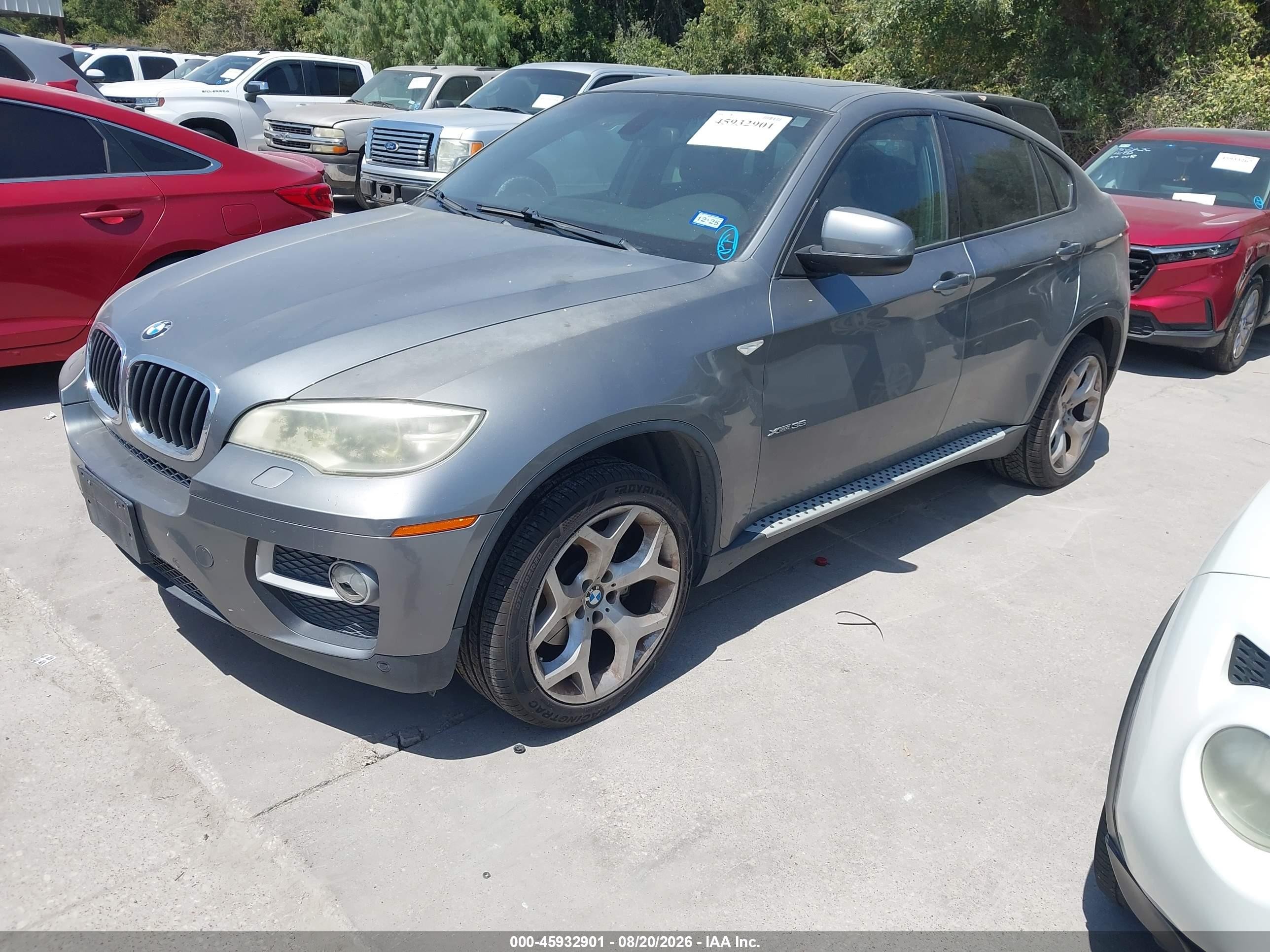 2013 Bmw X6 Xdrive35i Gray vin: 5UXFG2C56DL787869