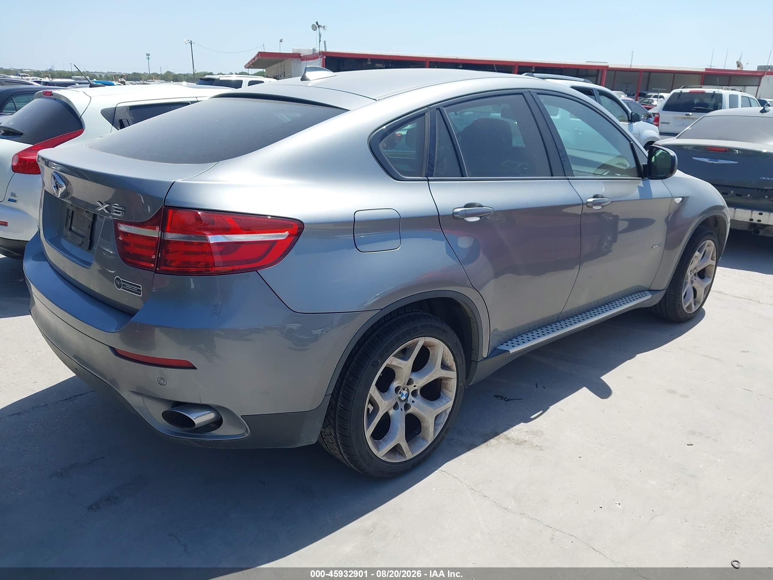 2013 Bmw X6 Xdrive35i Gray vin: 5UXFG2C56DL787869