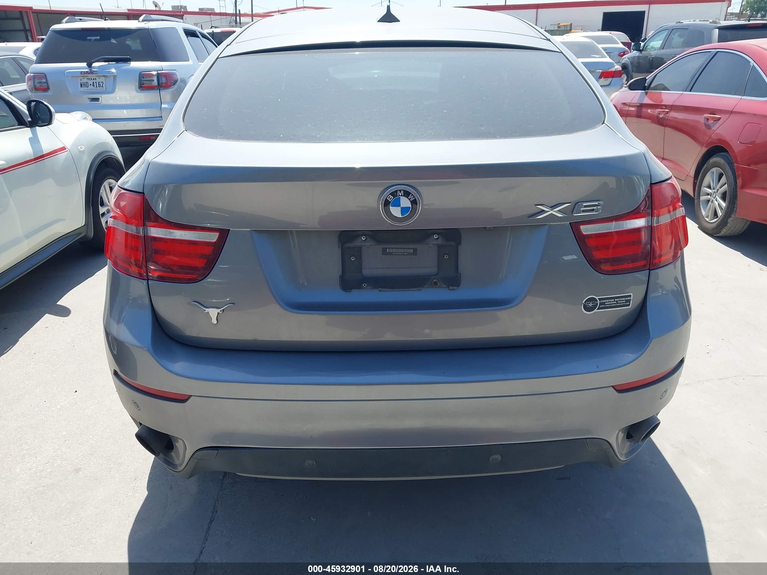 2013 Bmw X6 Xdrive35i Gray vin: 5UXFG2C56DL787869