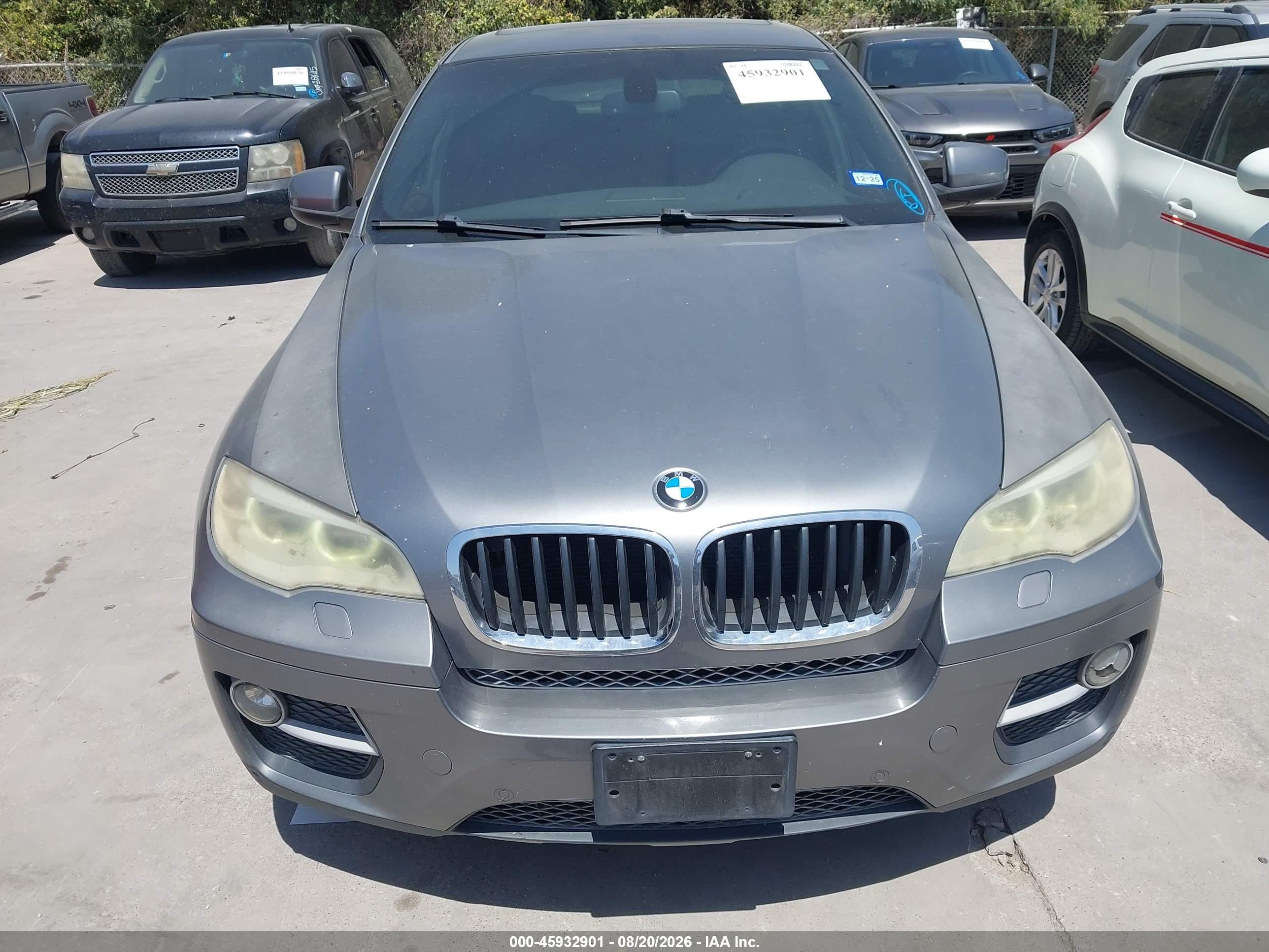 2013 Bmw X6 Xdrive35i Gray vin: 5UXFG2C56DL787869