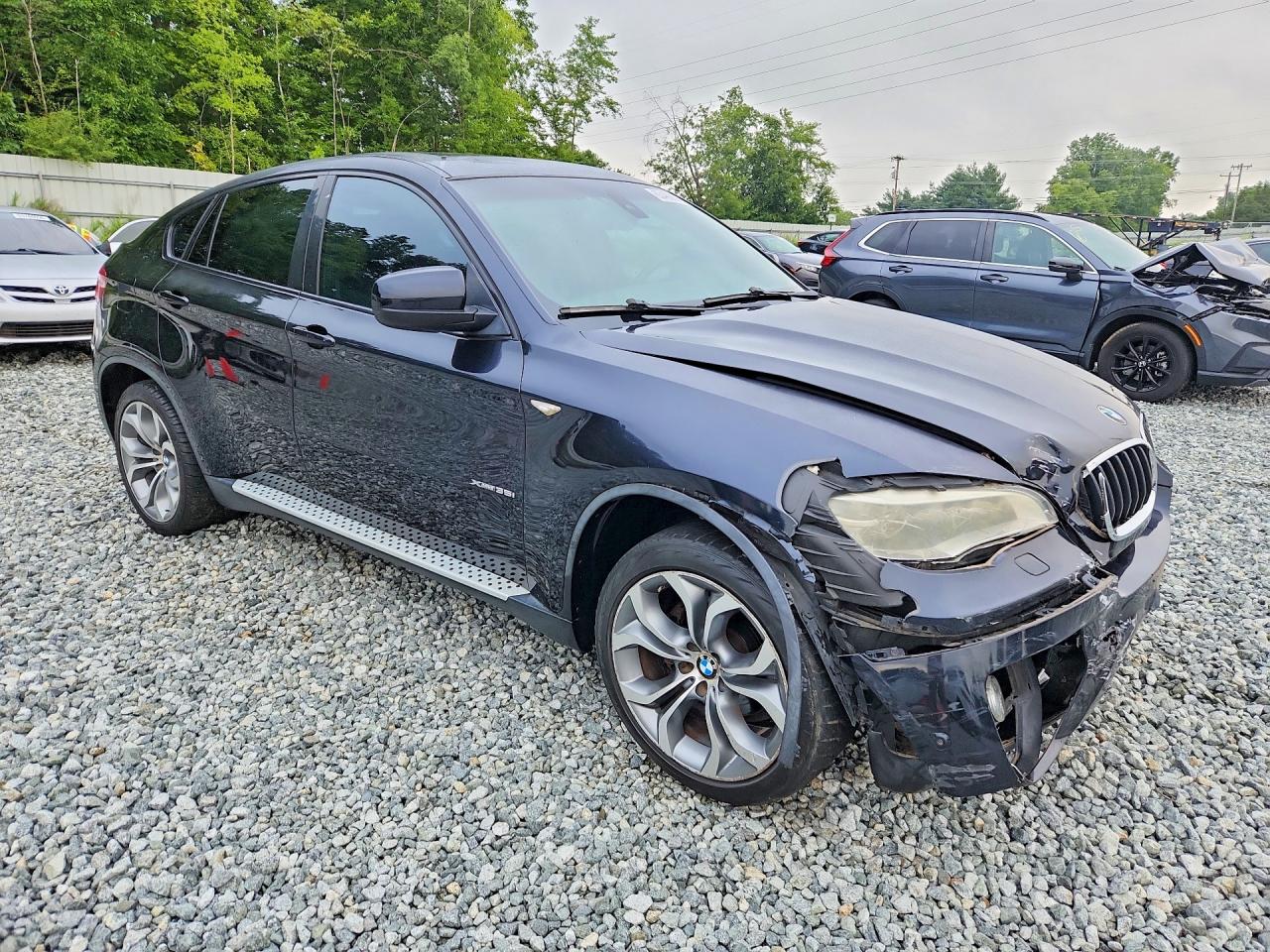 2013 Bmw X6 Xdrive35i Black vin: 5UXFG2C56DL788214