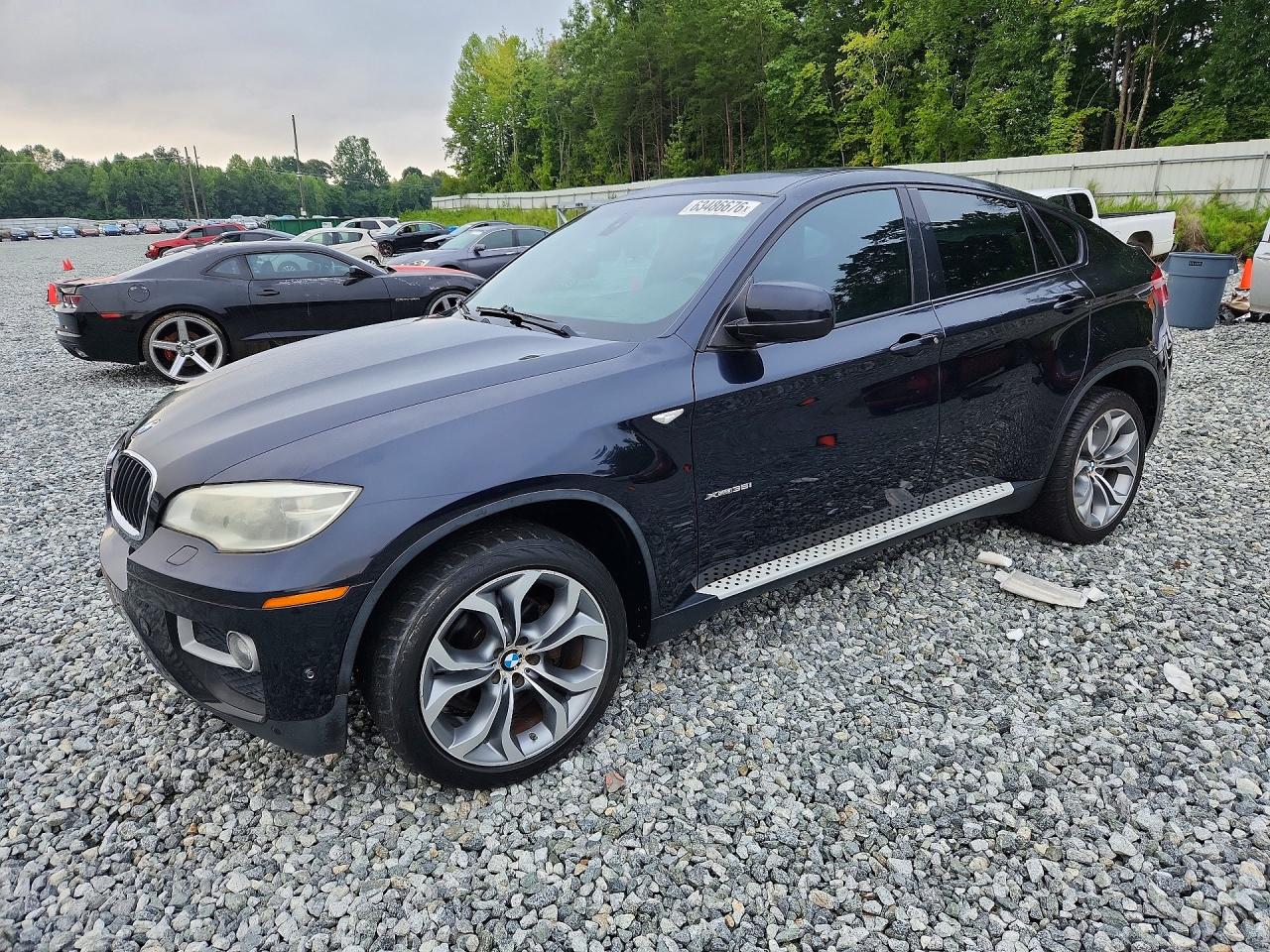 2013 Bmw X6 Xdrive35i Black vin: 5UXFG2C56DL788214