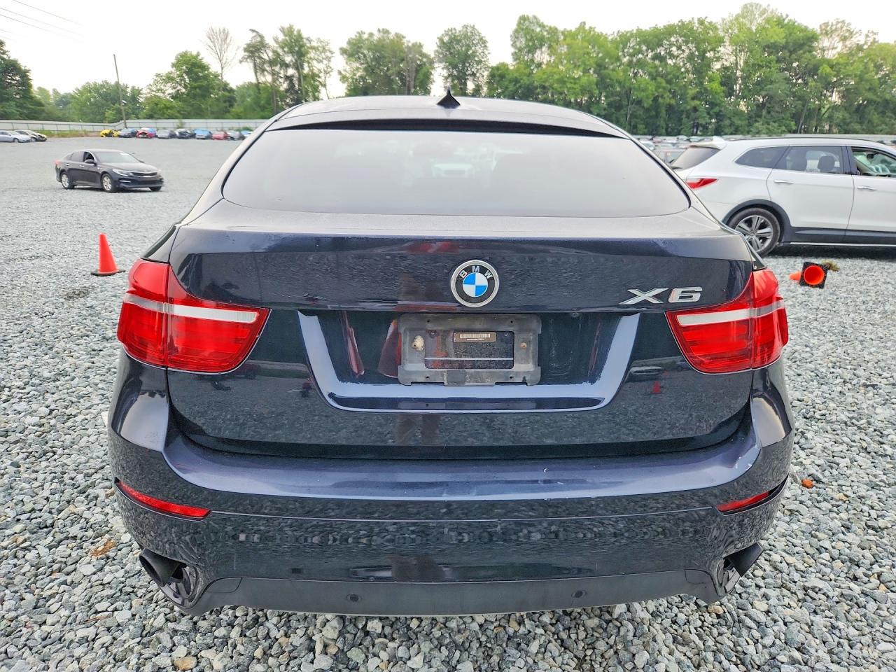 2013 Bmw X6 Xdrive35i Black vin: 5UXFG2C56DL788214