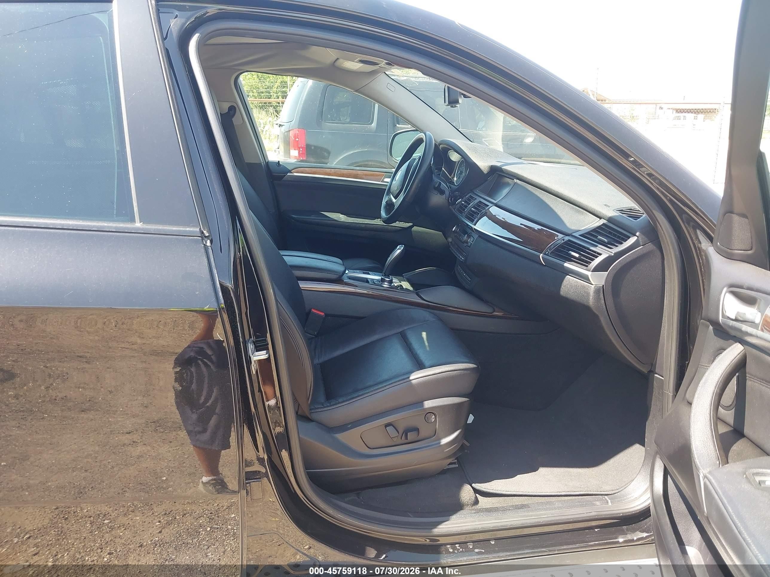 2014 Bmw X6 Xdrive35i Black vin: 5UXFG2C56E0C45385