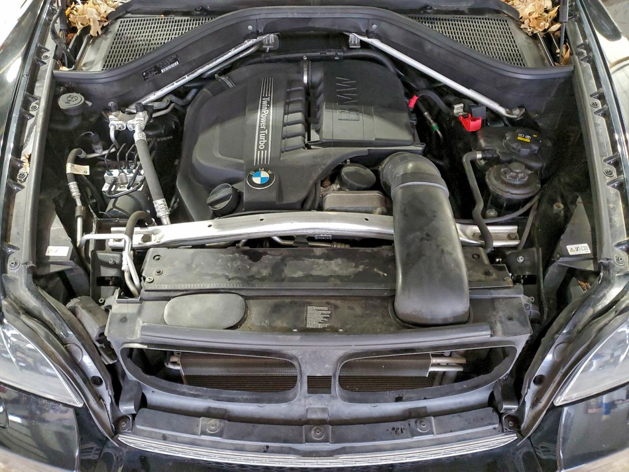 2014 Bmw X6 Xdrive35i Black vin: 5UXFG2C56E0H10716
