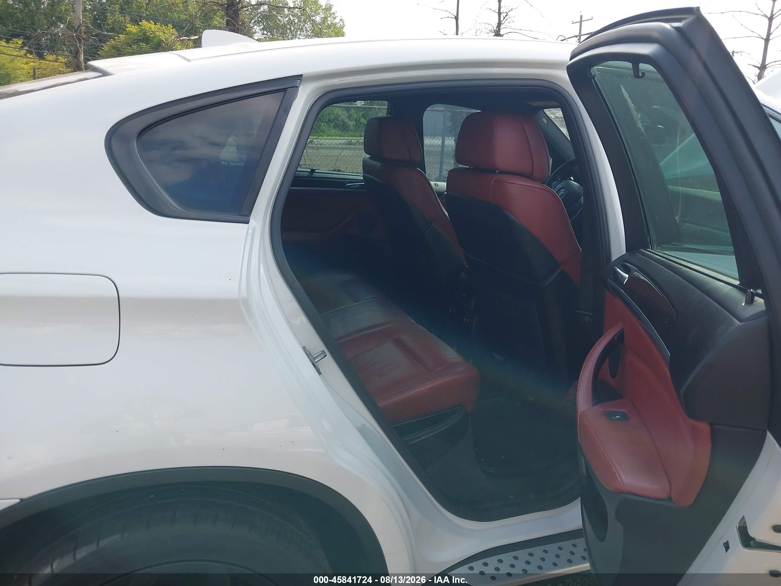 2014 Bmw X6 Xdrive35i White vin: 5UXFG2C56E0K41656