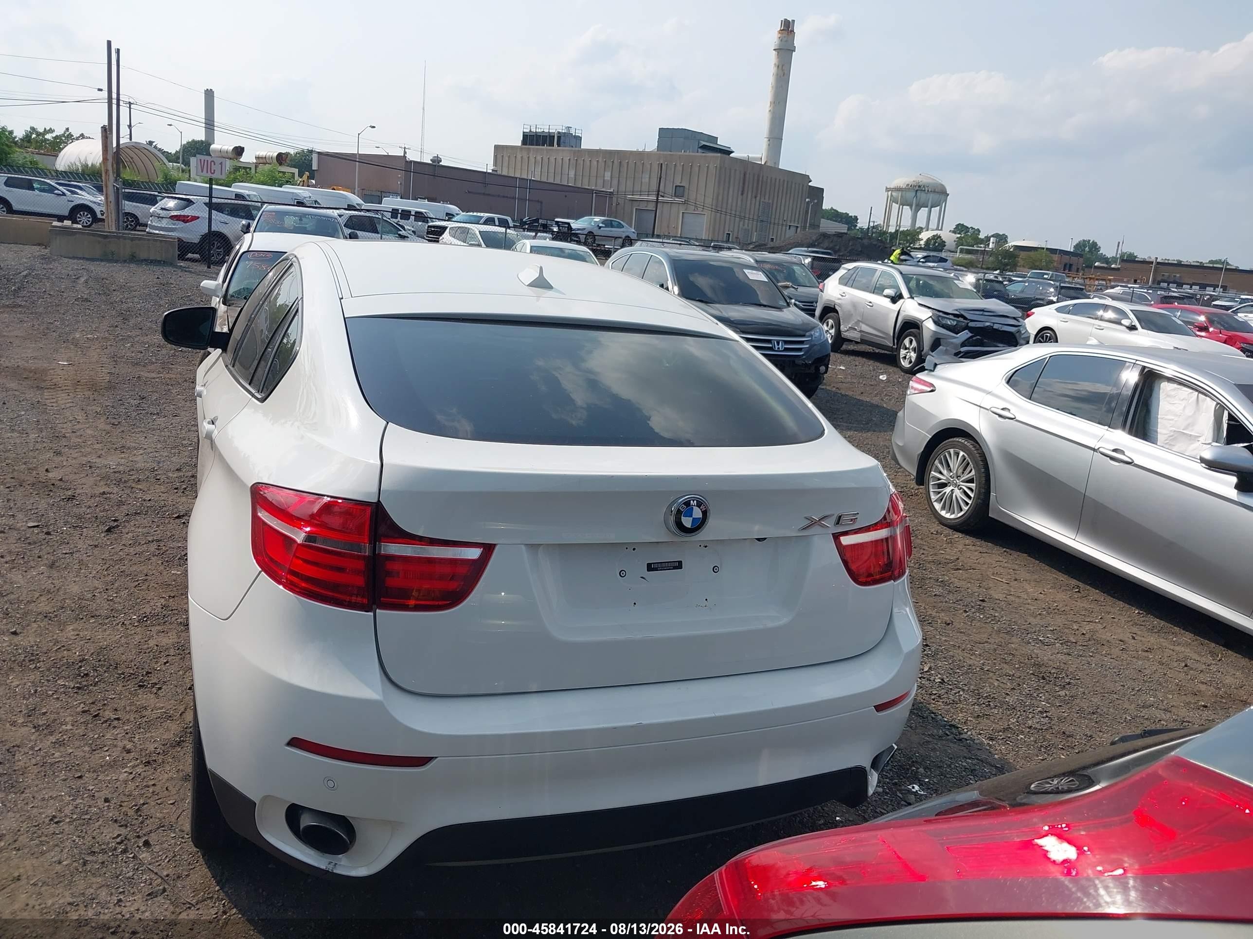 2014 Bmw X6 Xdrive35i White vin: 5UXFG2C56E0K41656