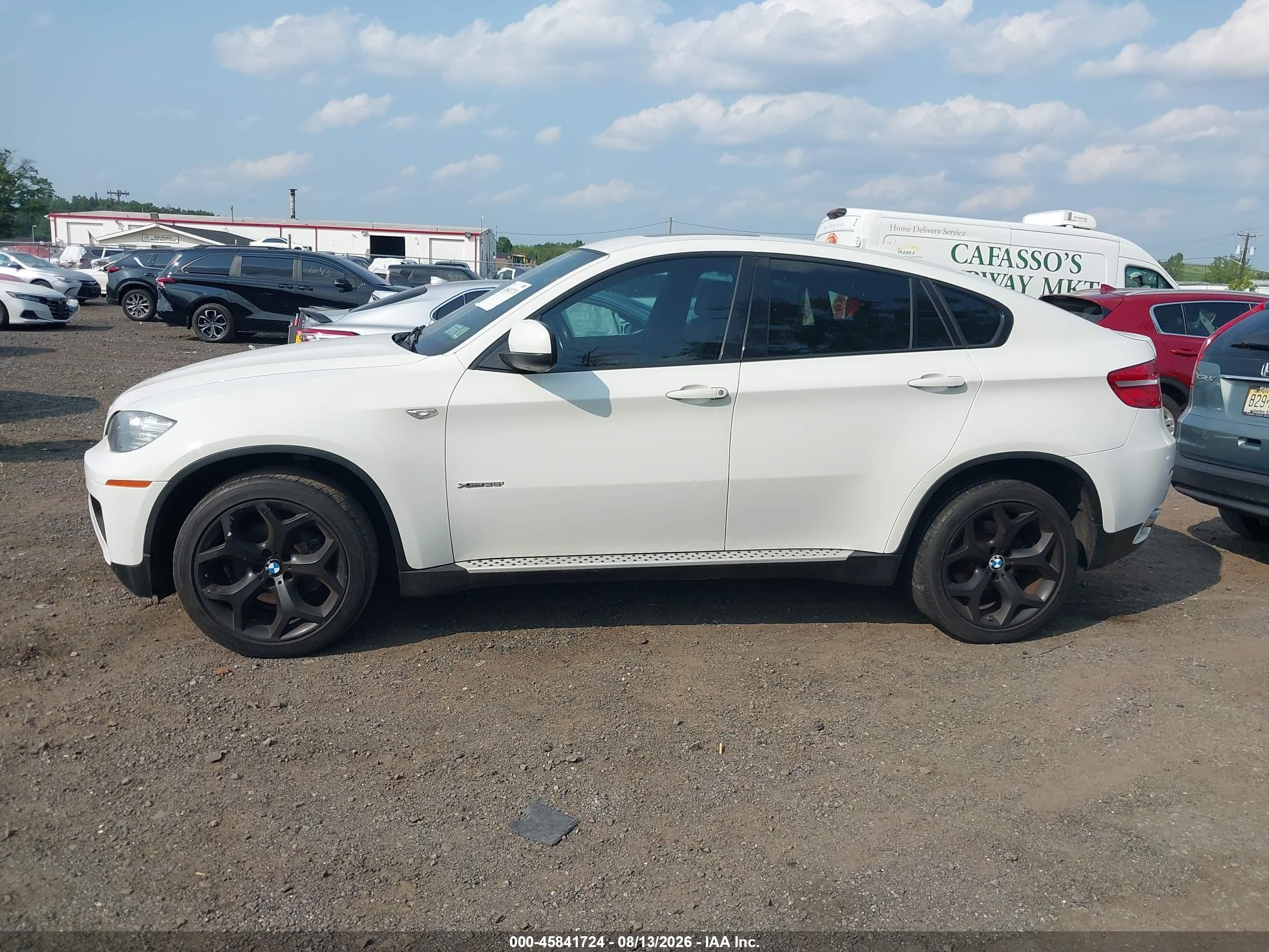 2014 Bmw X6 Xdrive35i White vin: 5UXFG2C56E0K41656