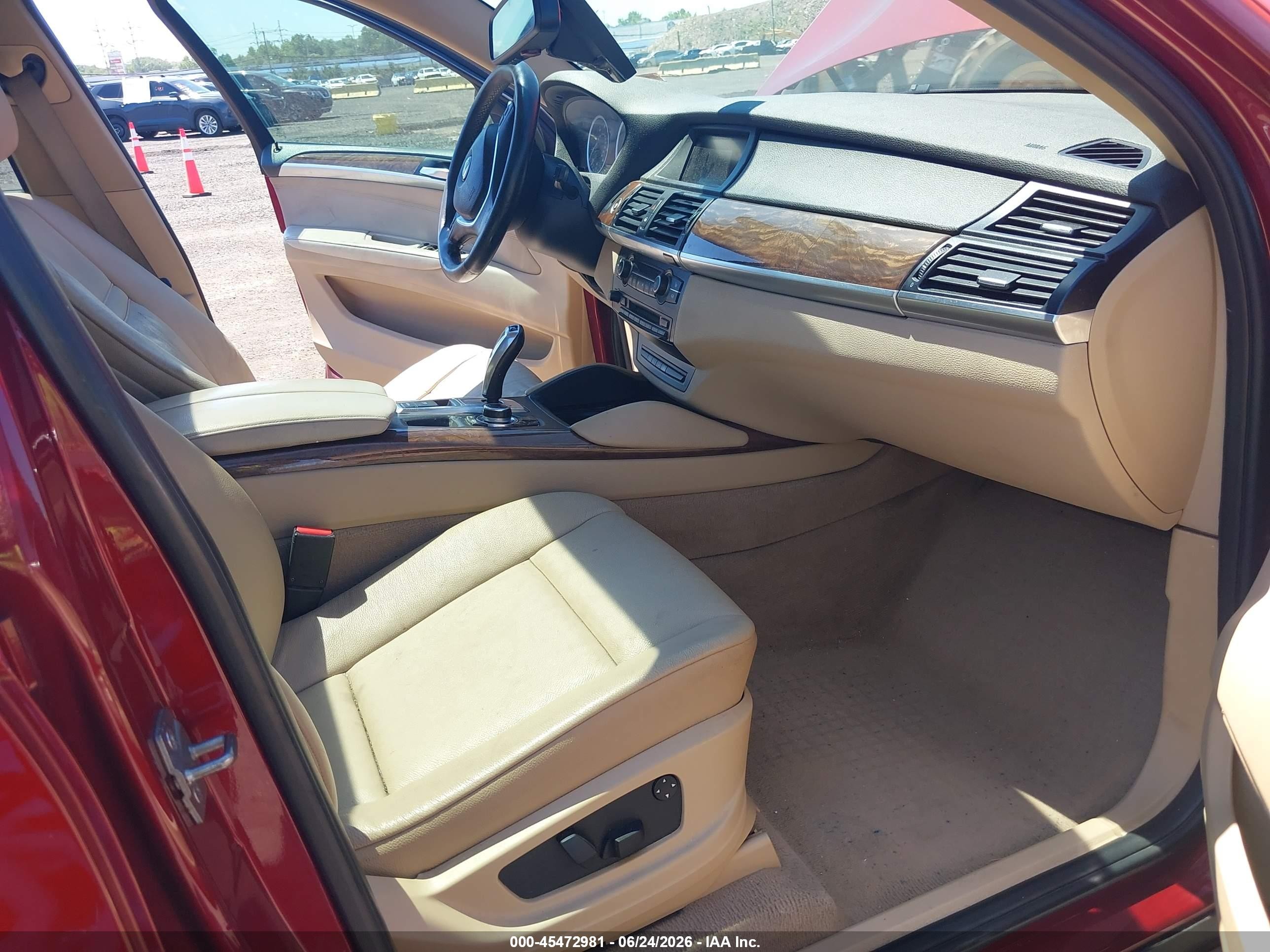 2011 Bmw X6 Xdrive35i Red vin: 5UXFG2C57BLX05984