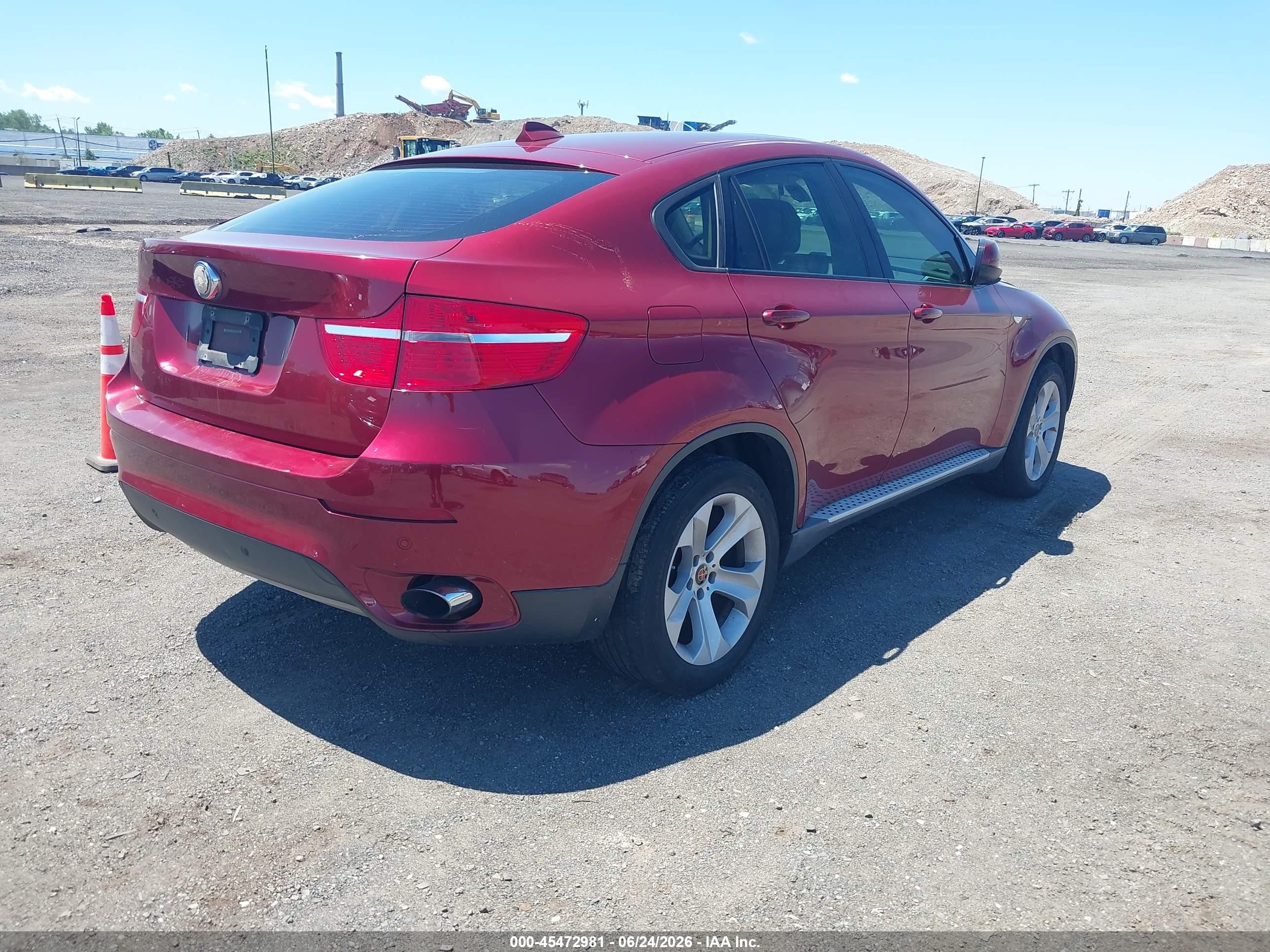 2011 Bmw X6 Xdrive35i Red vin: 5UXFG2C57BLX05984