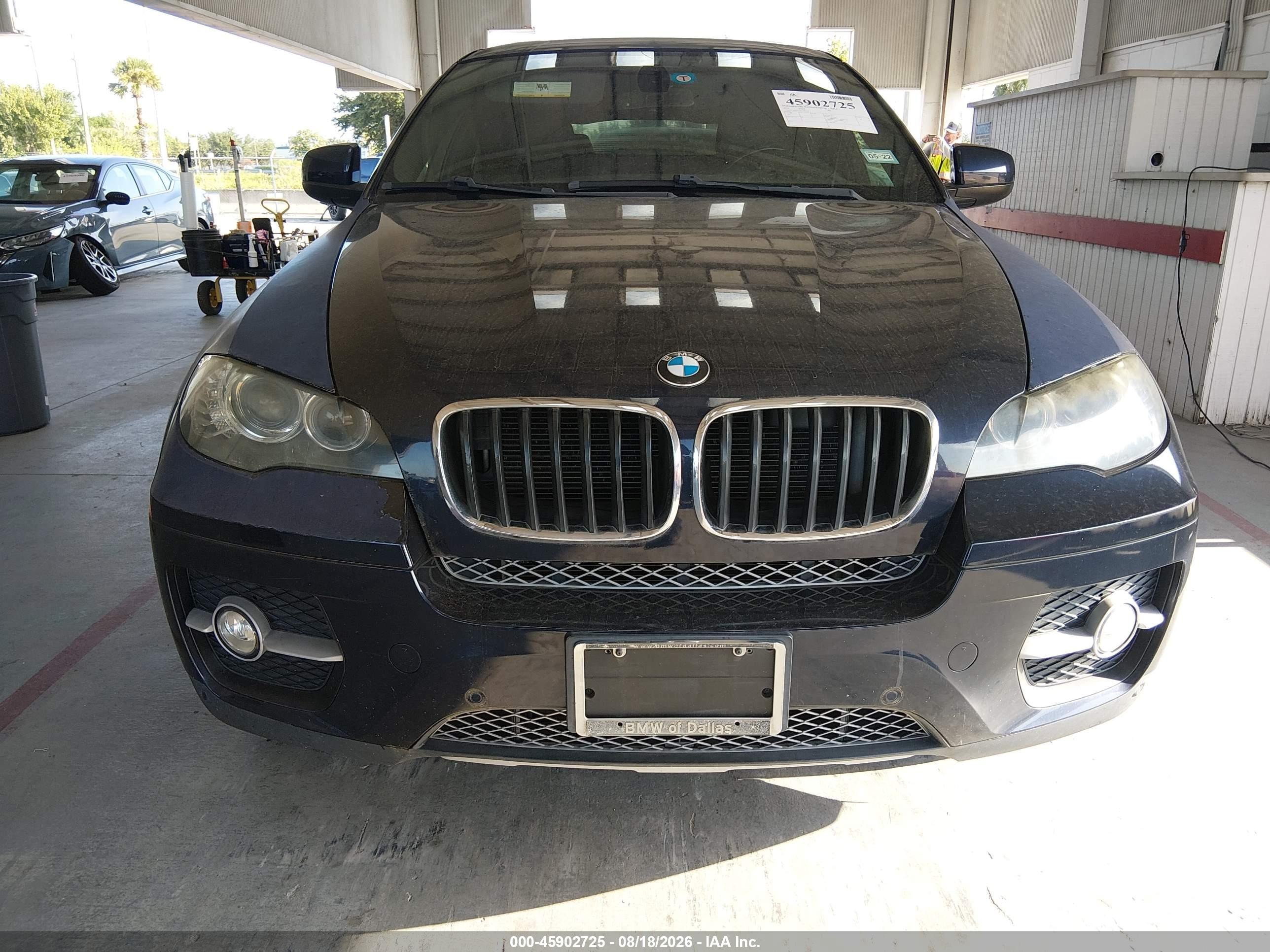 2012 Bmw X6 Xdrive35i Blue vin: 5UXFG2C57CL780525