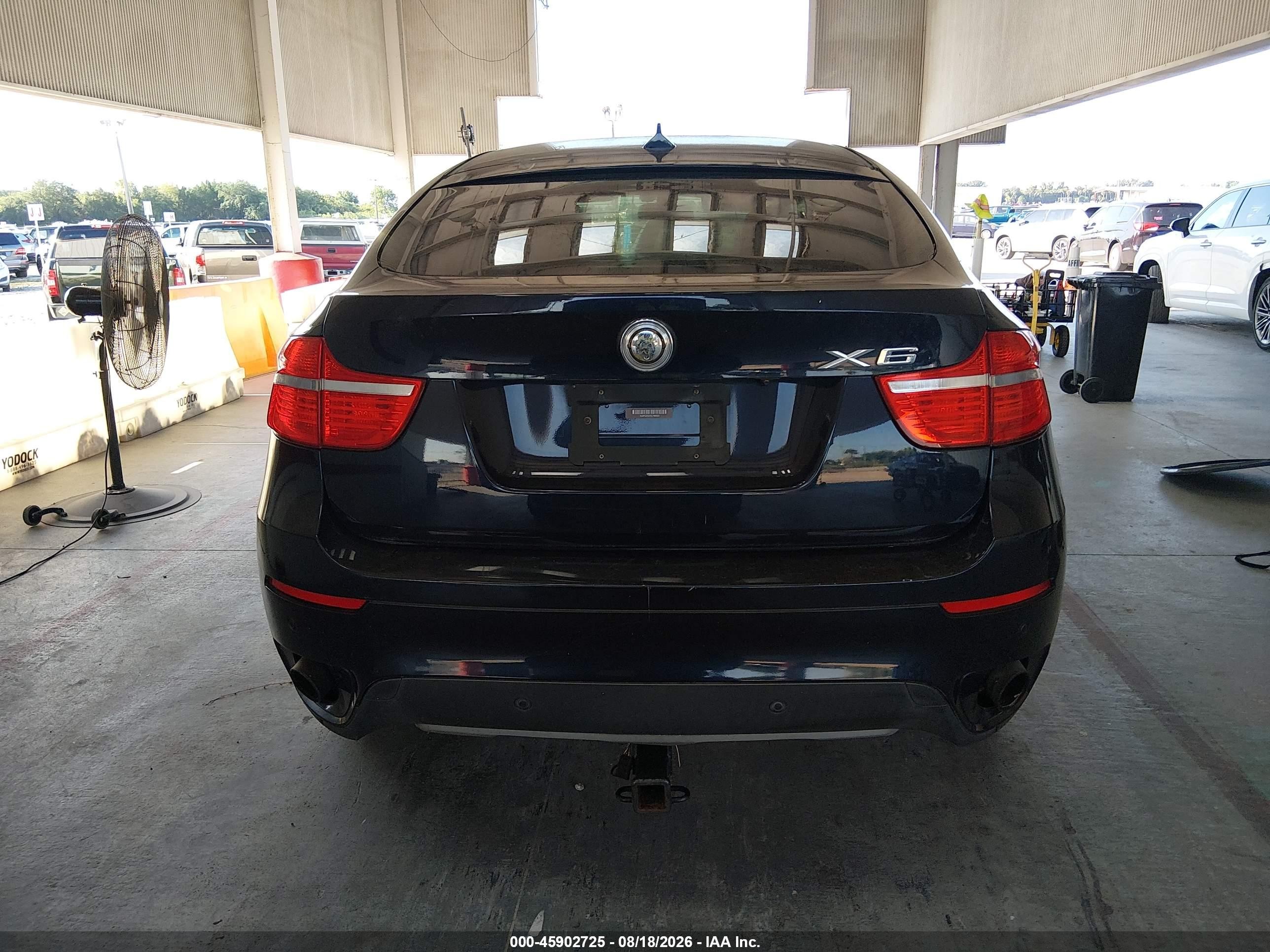 2012 Bmw X6 Xdrive35i Blue vin: 5UXFG2C57CL780525