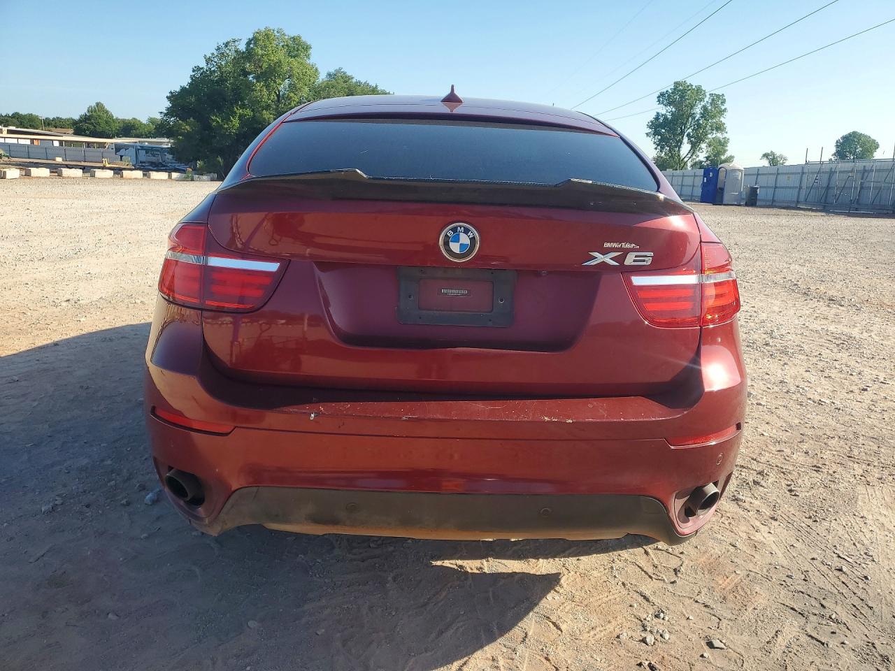 2013 Bmw X6 Xdrive35i Бордовый vin: 5UXFG2C57DL785371
