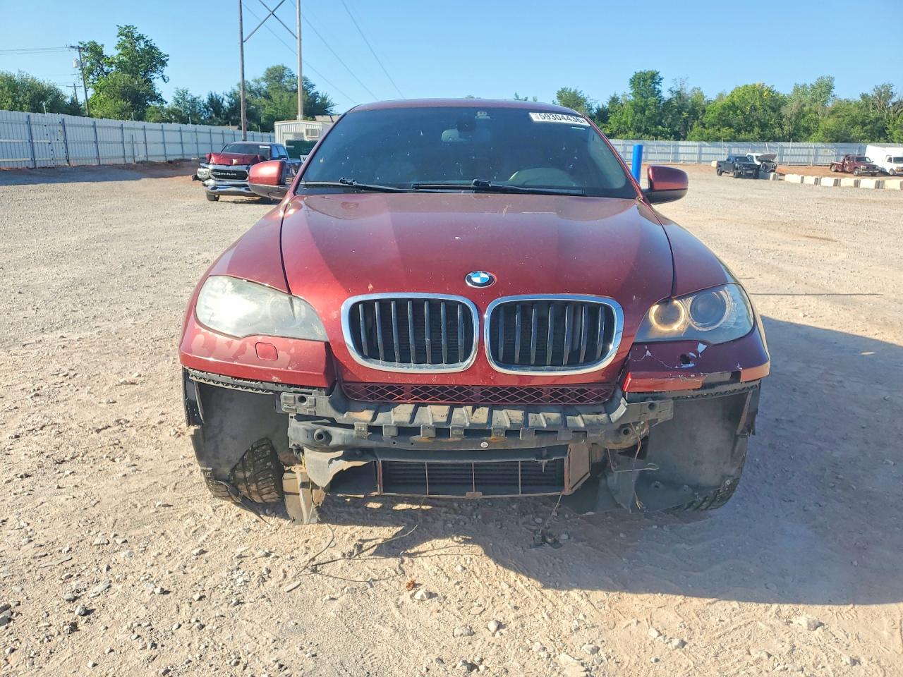 2013 Bmw X6 Xdrive35i Бордовый vin: 5UXFG2C57DL785371