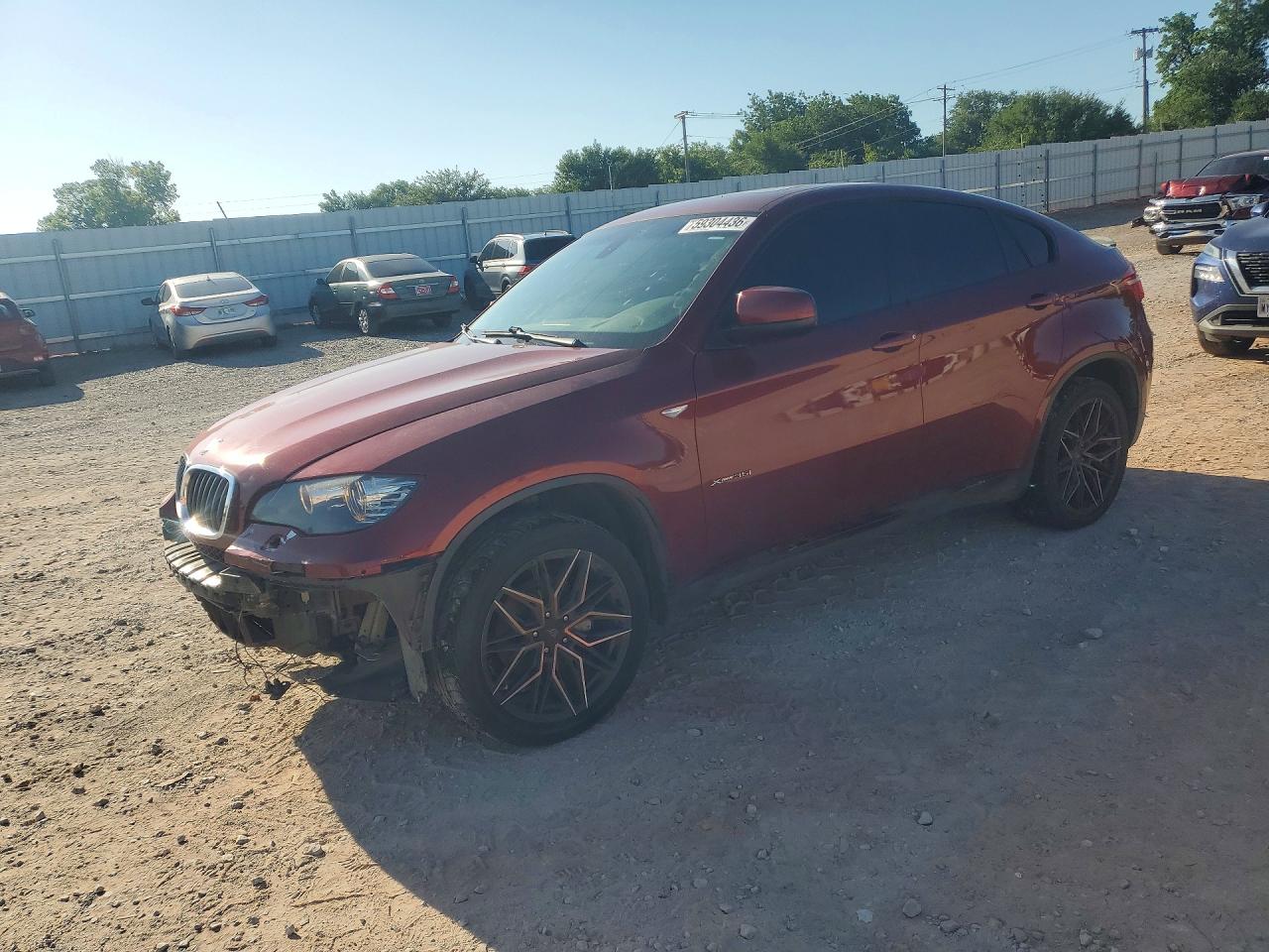 2013 Bmw X6 Xdrive35i Бордовый vin: 5UXFG2C57DL785371