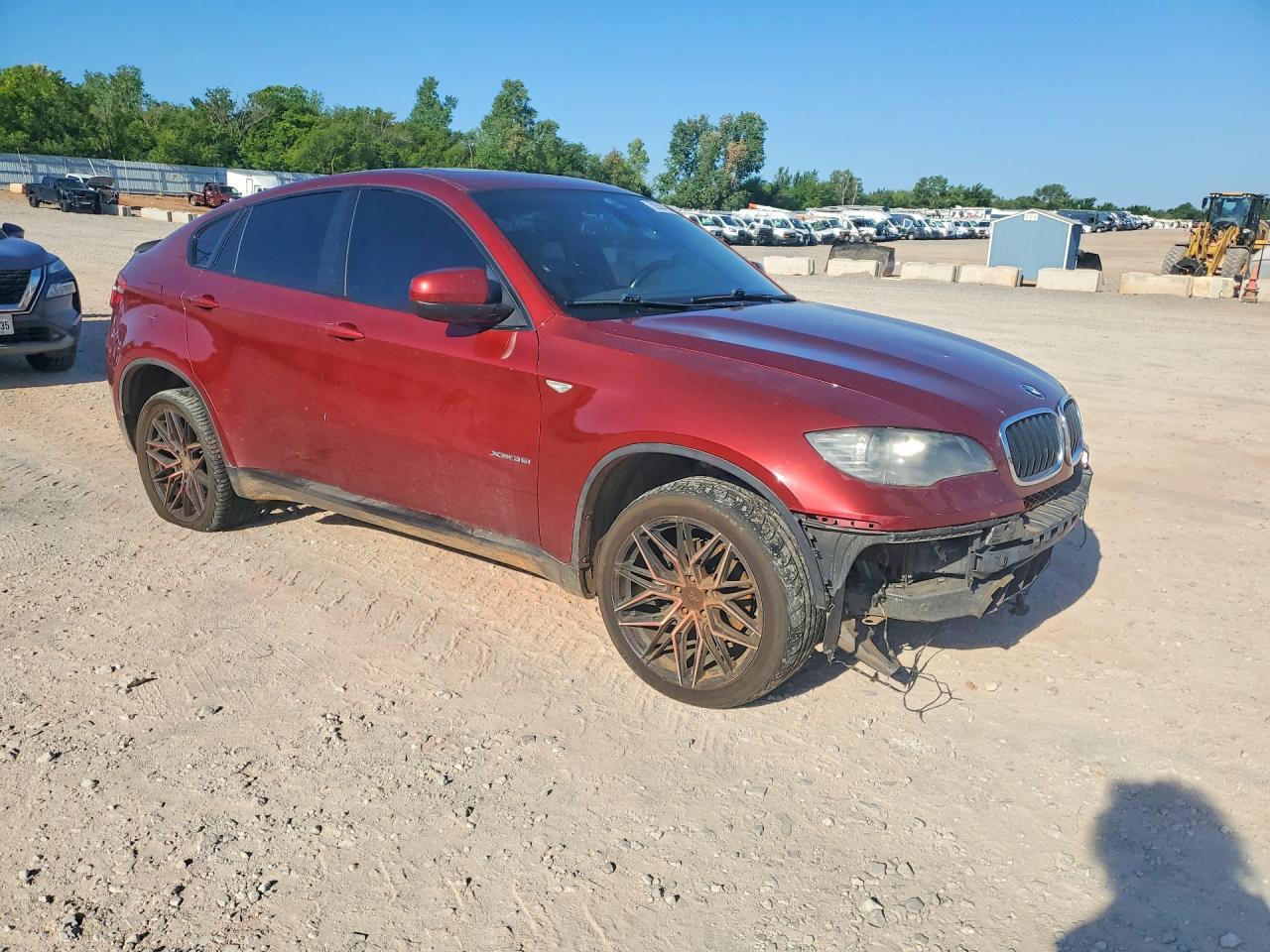 2013 Bmw X6 Xdrive35i Бордовый vin: 5UXFG2C57DL785371