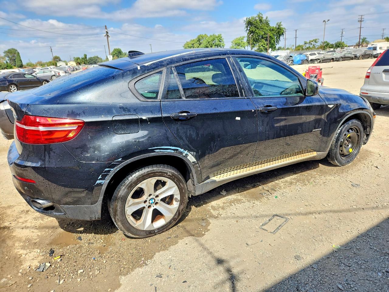 2014 Bmw X6 Xdrive35i Black vin: 5UXFG2C57E0C45752