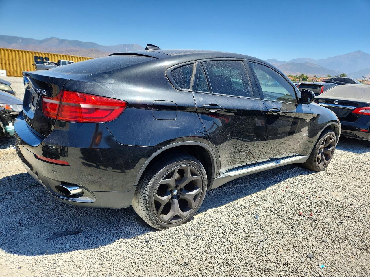 2013 Bmw X6 Xdrive35i Black vin: 5UXFG2C58DL784942
